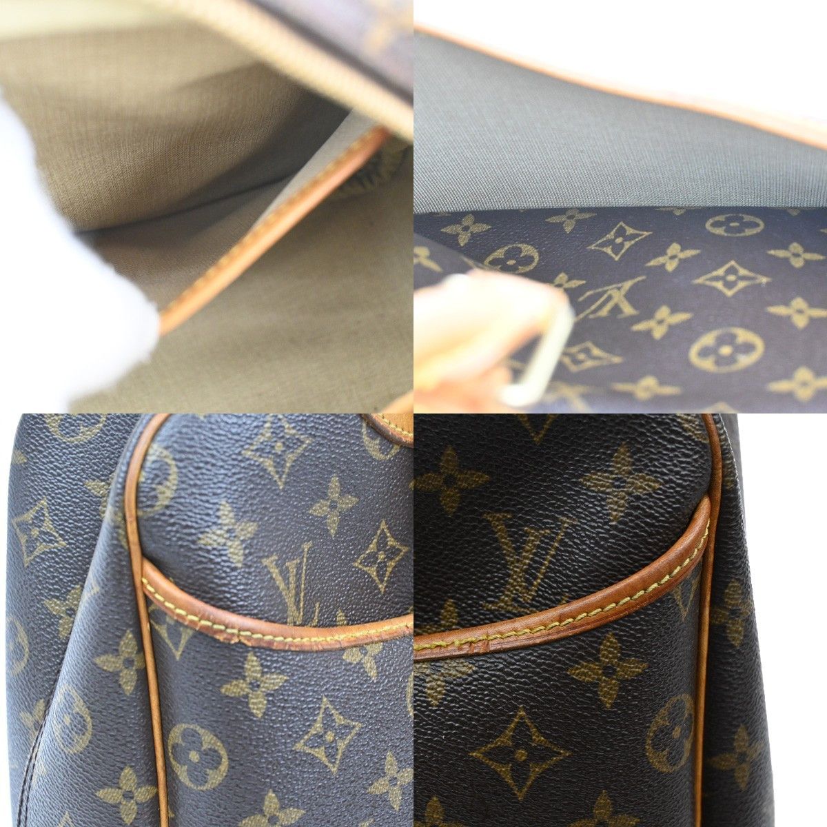Louis Vuitton Louis Vuitton Deauville Handbag Monogram Canvas Size ONE SIZE - 16 Thumbnail