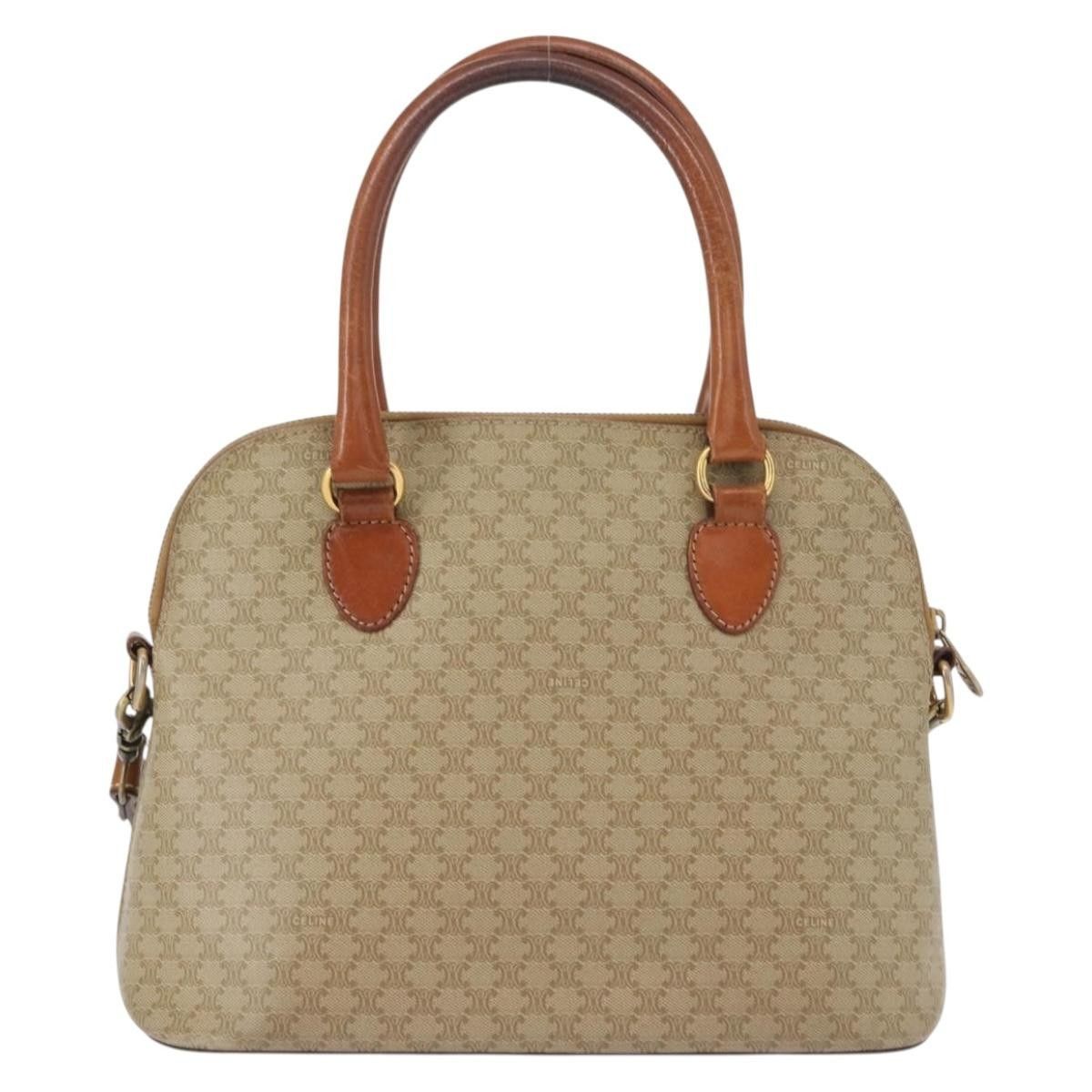 Celine Celine Vintage Macadam Handbag Canvas Size ONE SIZE - 2 Thumbnail