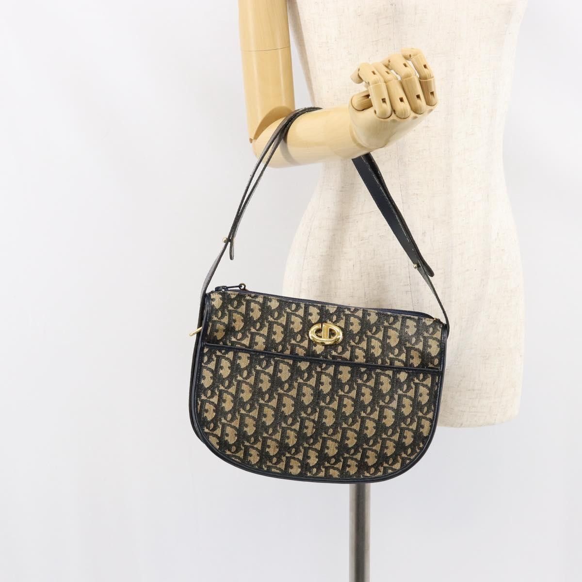 Dior Christian Dior Vintage Trotter Shoulder Bag Canvas Size ONE SIZE - 13 Thumbnail