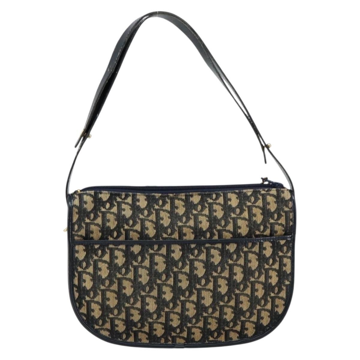 Dior Christian Dior Vintage Trotter Shoulder Bag Canvas Size ONE SIZE - 2 Thumbnail