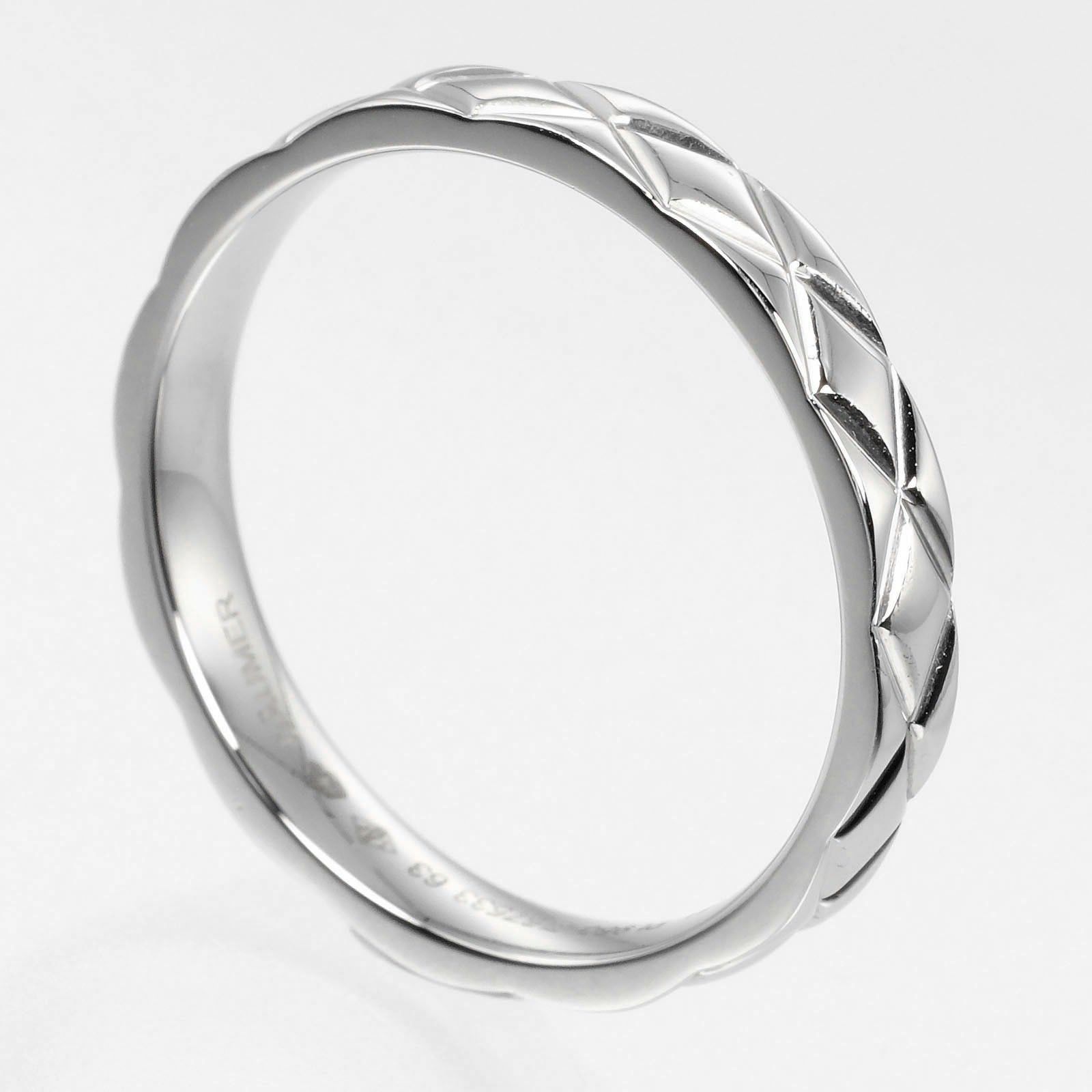 Chanel Chanel Matelasse Ring Platinum Size ONE SIZE - 2 Thumbnail