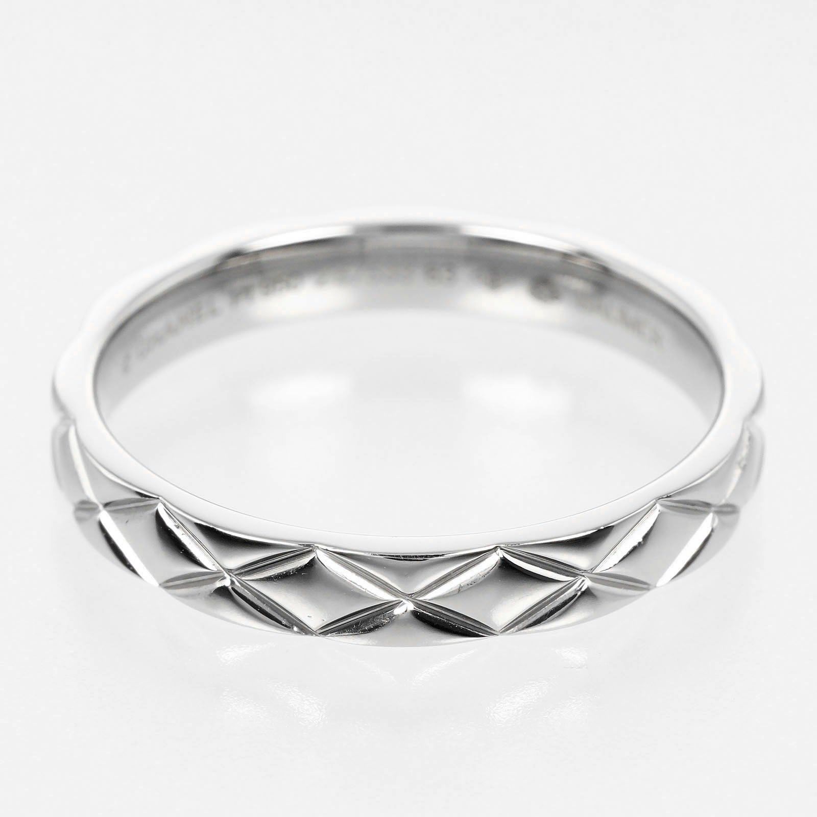 Chanel Chanel Matelasse Ring Platinum Size ONE SIZE - 4 Thumbnail