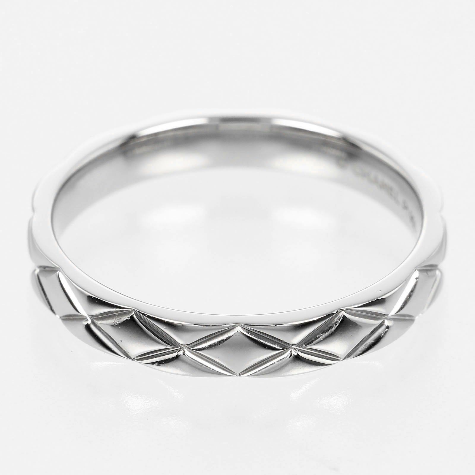 Chanel Chanel Matelasse Ring Platinum Size ONE SIZE - 5 Thumbnail
