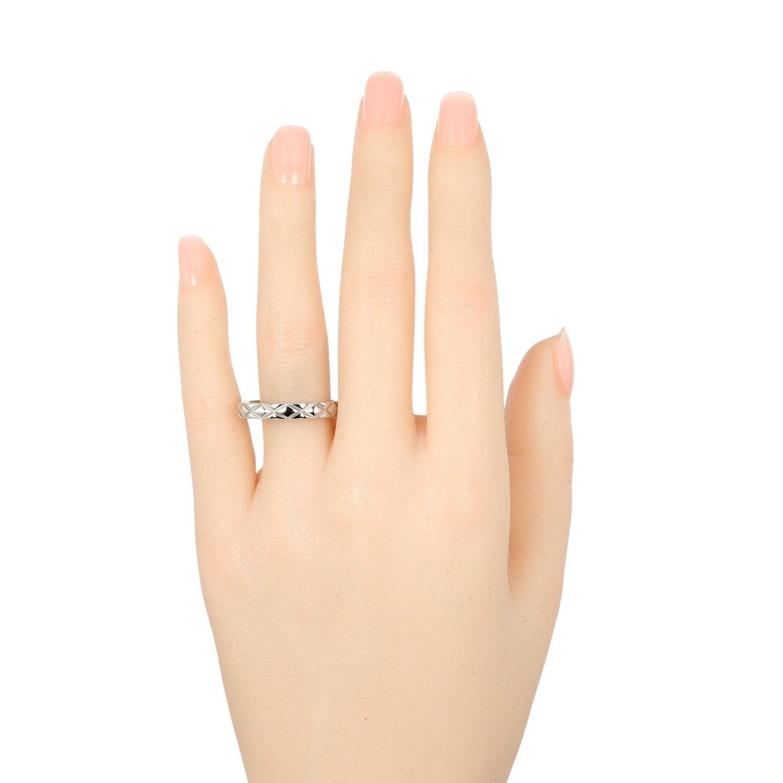 Chanel Chanel Matelasse Ring Platinum Size ONE SIZE - 9 Thumbnail