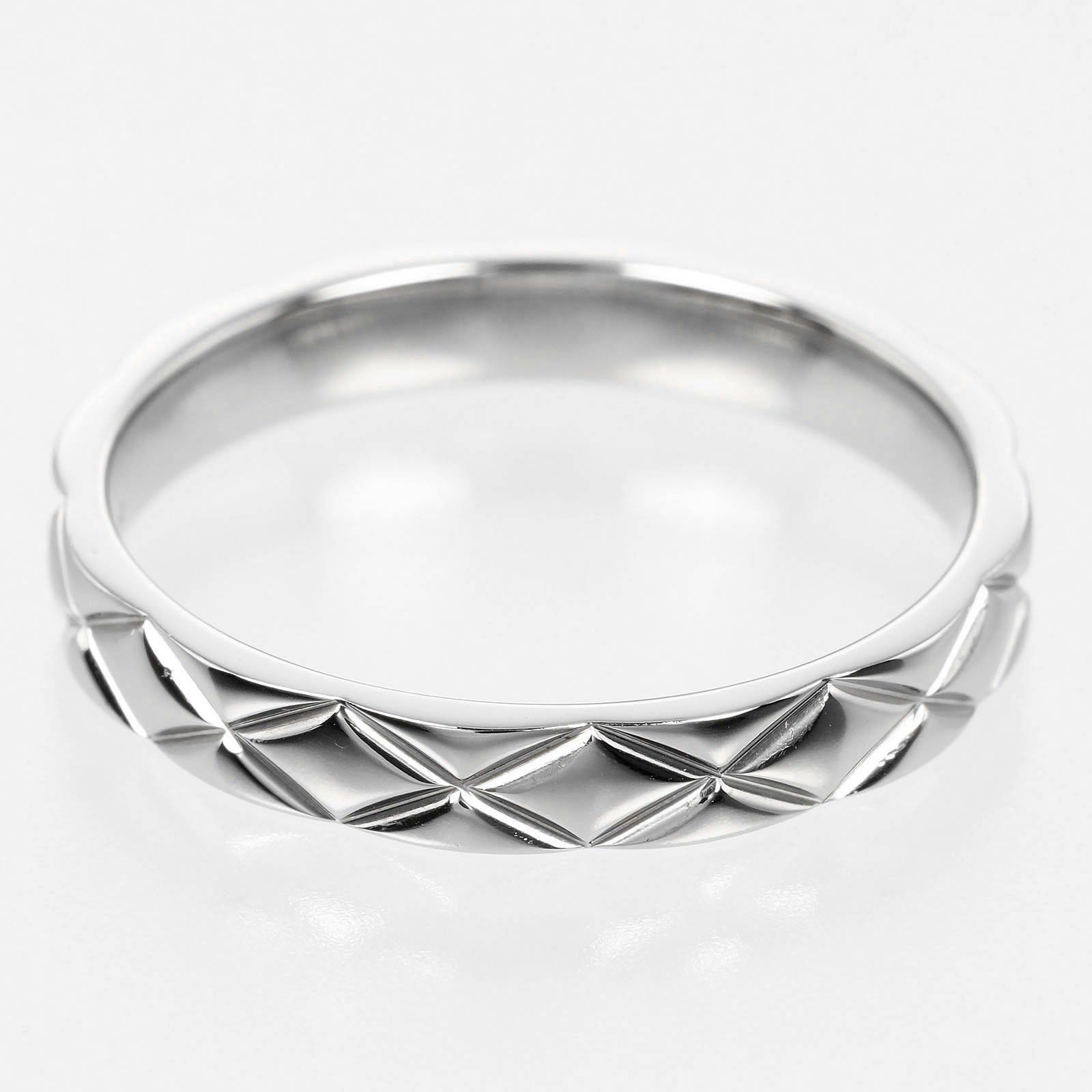 Chanel Chanel Matelasse Ring Platinum Size ONE SIZE - 6 Thumbnail