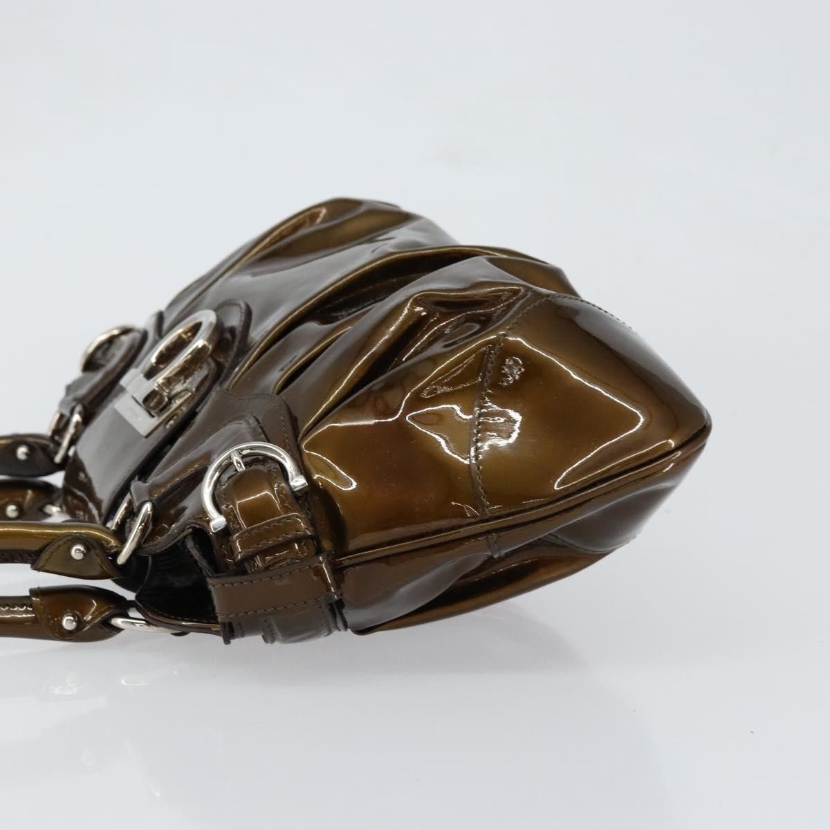 Salvatore Ferragamo Salvatore Ferragamo Gancini handbag Patent leather Size ONE SIZE - 4 Thumbnail