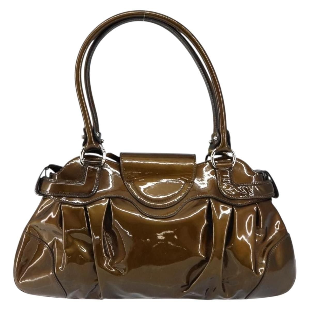 Salvatore Ferragamo Salvatore Ferragamo Gancini handbag Patent leather Size ONE SIZE - 2 Thumbnail