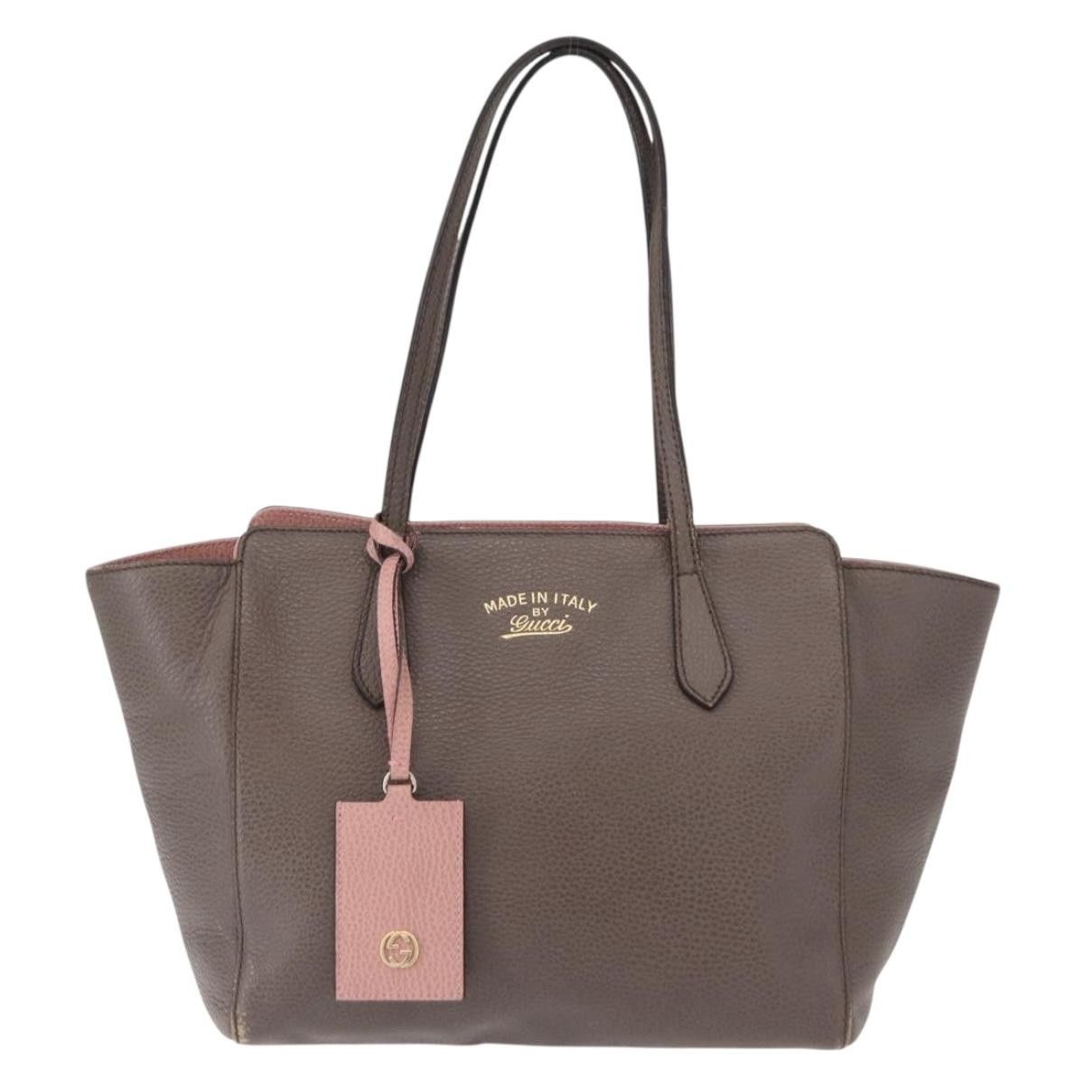 Gucci Gucci Swing Tote Leather Size ONE SIZE - 18 Thumbnail