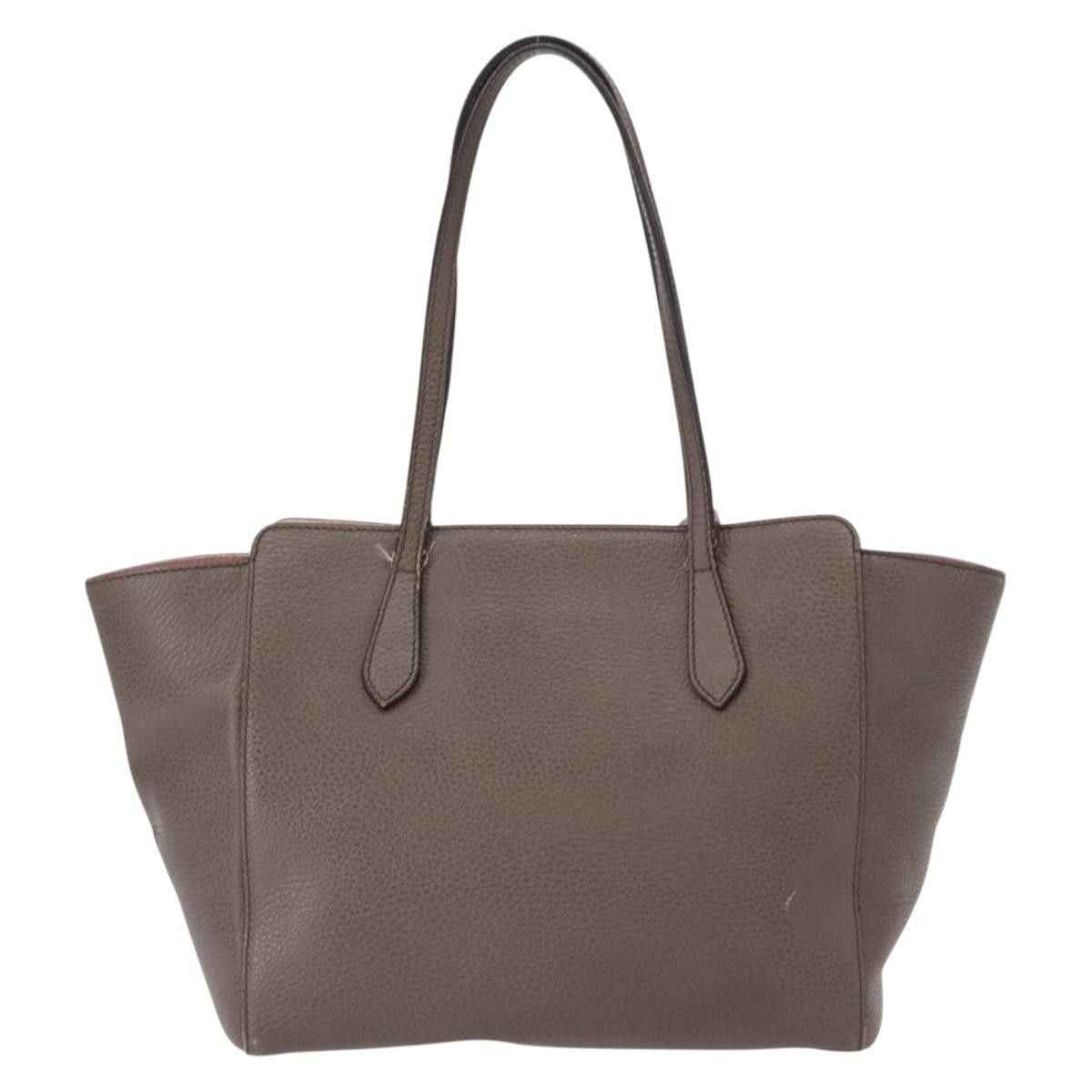 Gucci Gucci Swing Tote Leather Size ONE SIZE - 2 Thumbnail