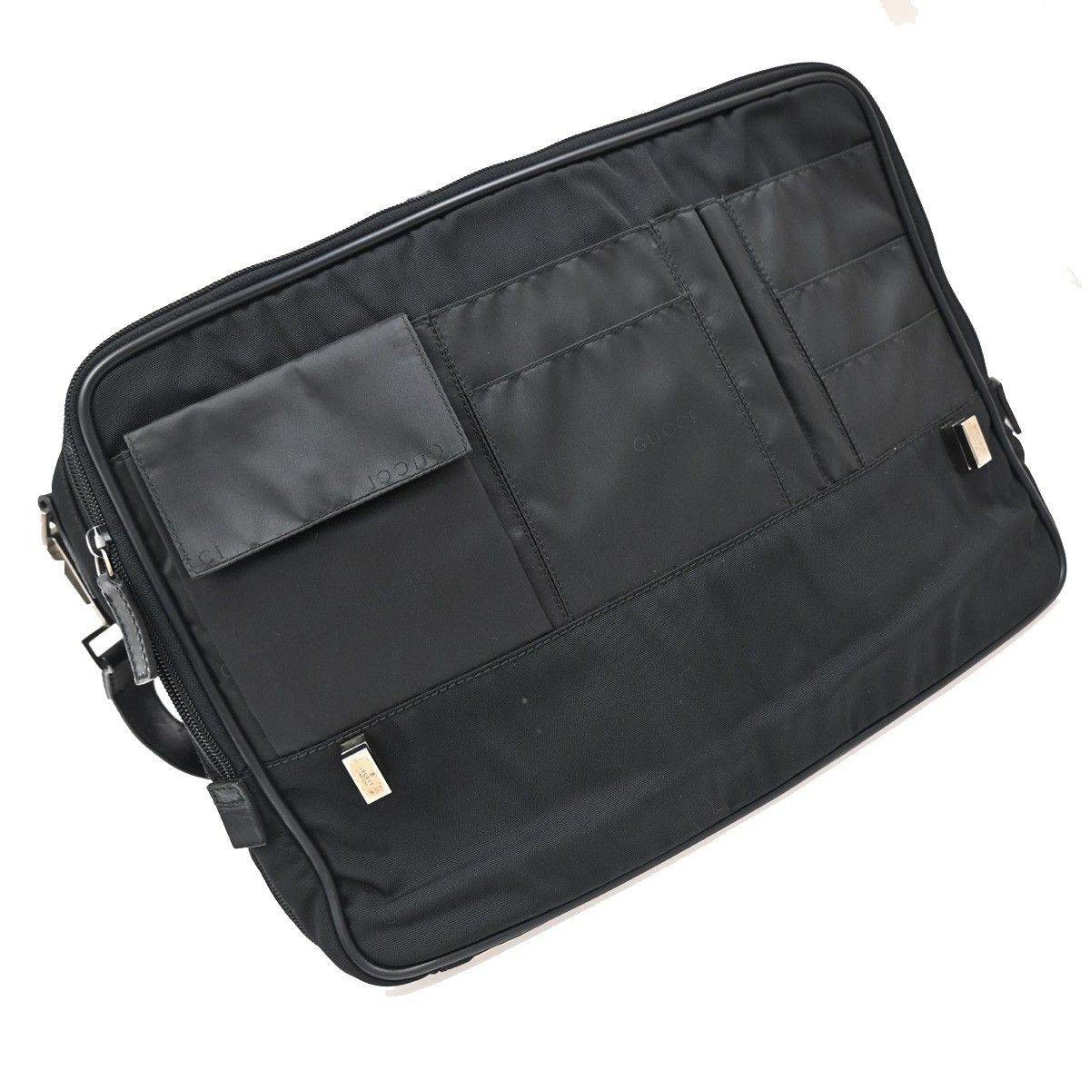 Gucci Gucci Logo Messenger Bag Coated Canvas Size ONE SIZE - 12 Thumbnail