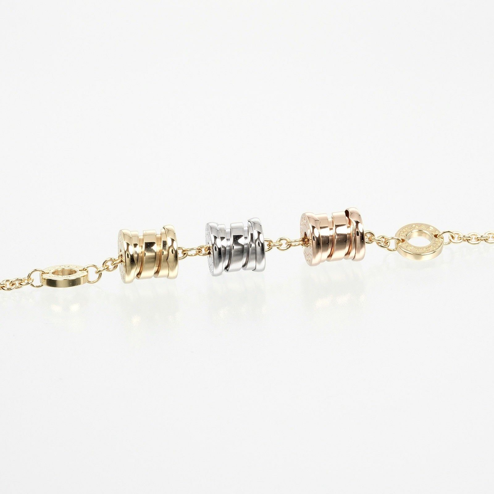 Bvlgari Bvlgari B.Zero1 Three Station Soft Bracelet 18K Tricolor Gold Size ONE SIZE - 8 Thumbnail