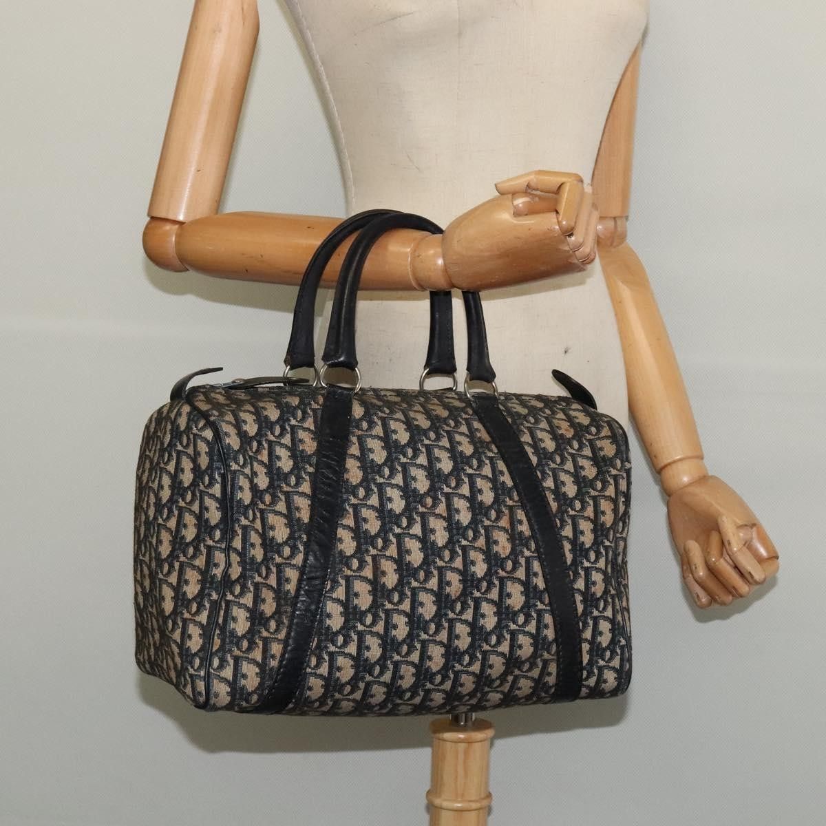 Dior Christian Dior Vintage Trotter Boston Bag Diorissimo Canvas Size ONE SIZE - 13 Thumbnail