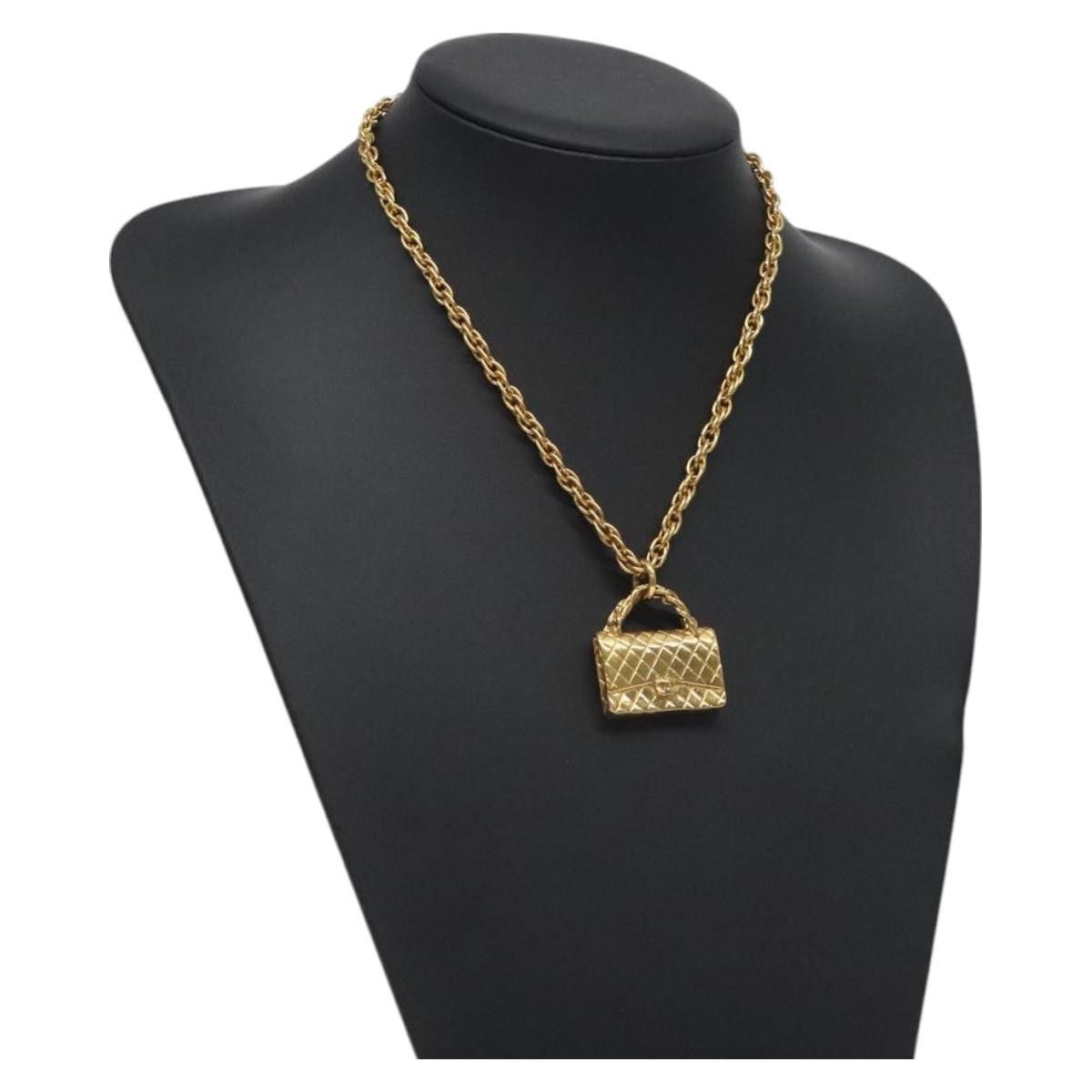 Chanel Chanel Flap Bag Pendant Necklace Metal Size ONE SIZE - 7 Thumbnail