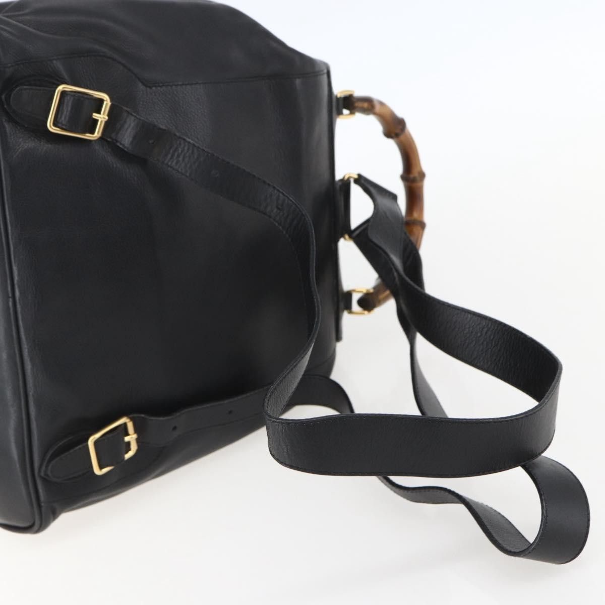 Gucci Gucci Vintage Bamboo Backpack Leather Size ONE SIZE - 7 Thumbnail