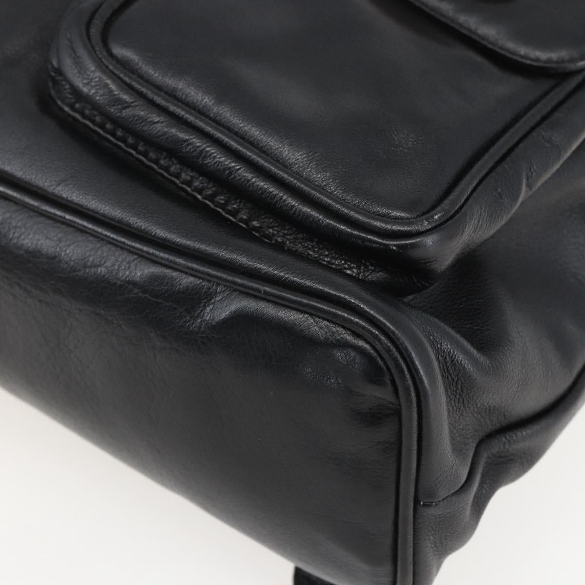 Gucci Gucci Vintage Bamboo Backpack Leather Size ONE SIZE - 8 Thumbnail