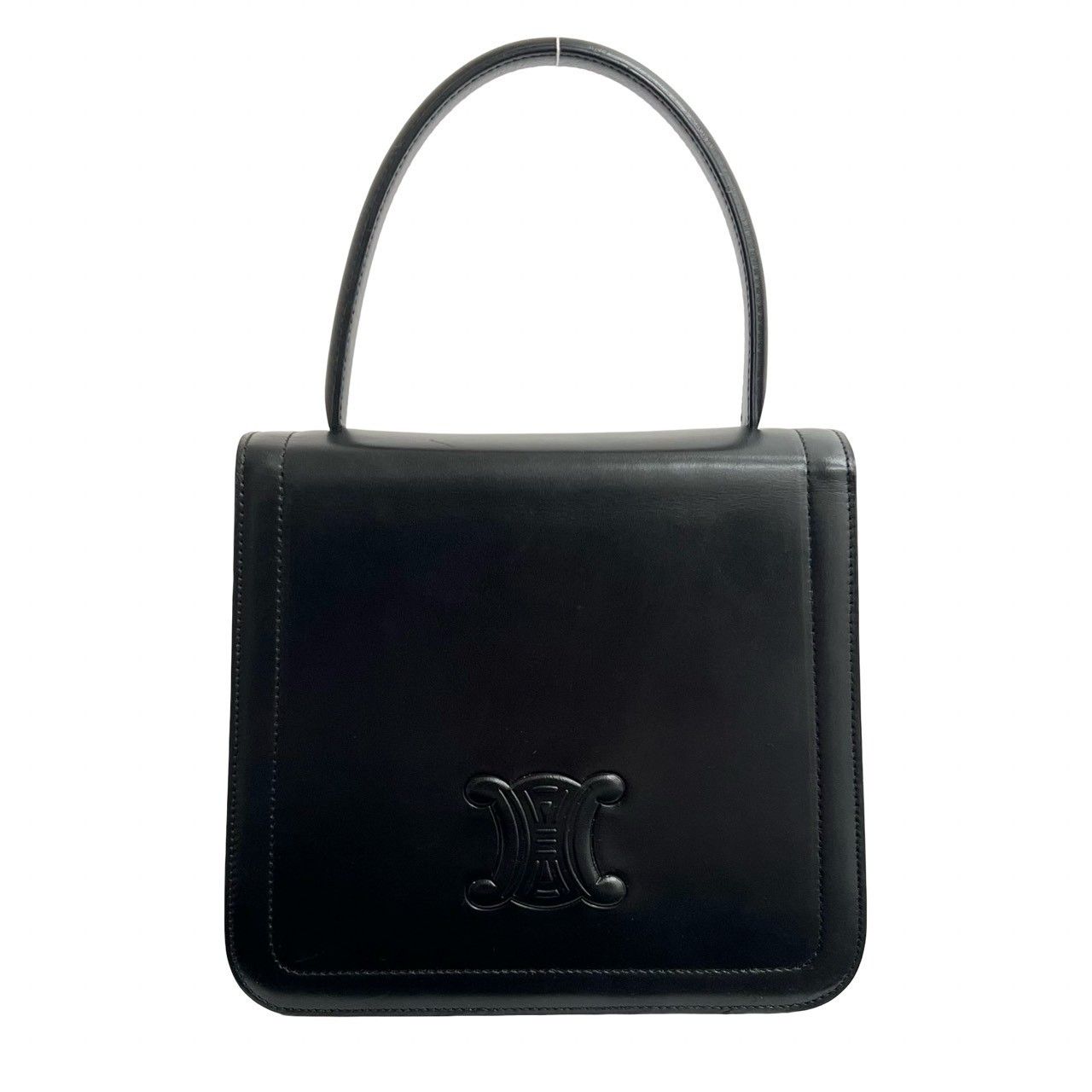 Celine Celine CELINE Old Triomphe Calf Leather Handbag Leather Handbag DUTY FREE for USA Size ONE SIZE - 2 Thumbnail
