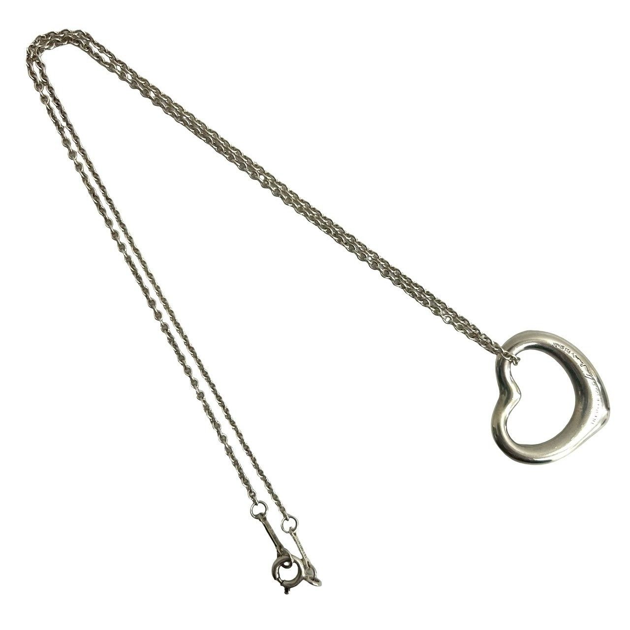 Tiffany & Co. Tiffany & Co. Tiffany Open Heart Silver 925 Necklace Metal Necklace DUTY FREE for USA Size ONE SIZE - 5 Thumbnail