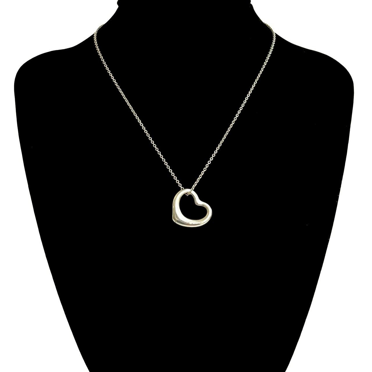 Tiffany & Co. Tiffany & Co. Tiffany Open Heart Silver 925 Necklace Metal Necklace DUTY FREE for USA Size ONE SIZE - 2 Thumbnail