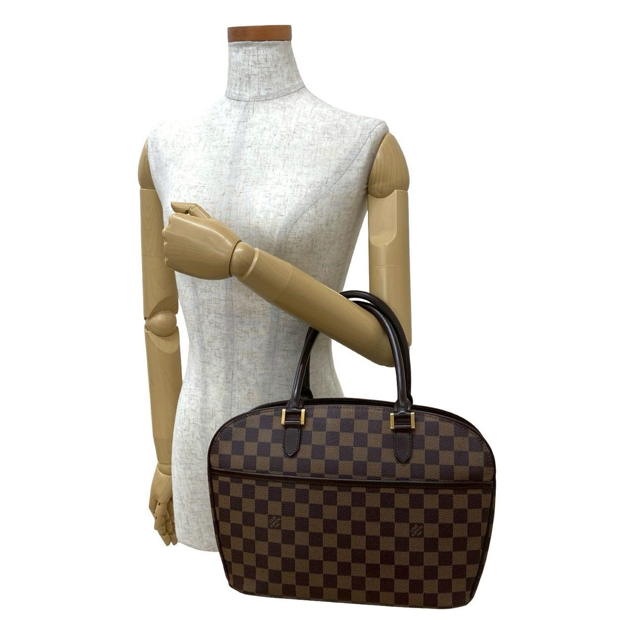 Louis Vuitton Louis Vuitton Louis Vuitton Sarria Horizontal Damier Handbag Canvas Handbag DUTY FREE for USA Size ONE SIZE - 3 Thumbnail
