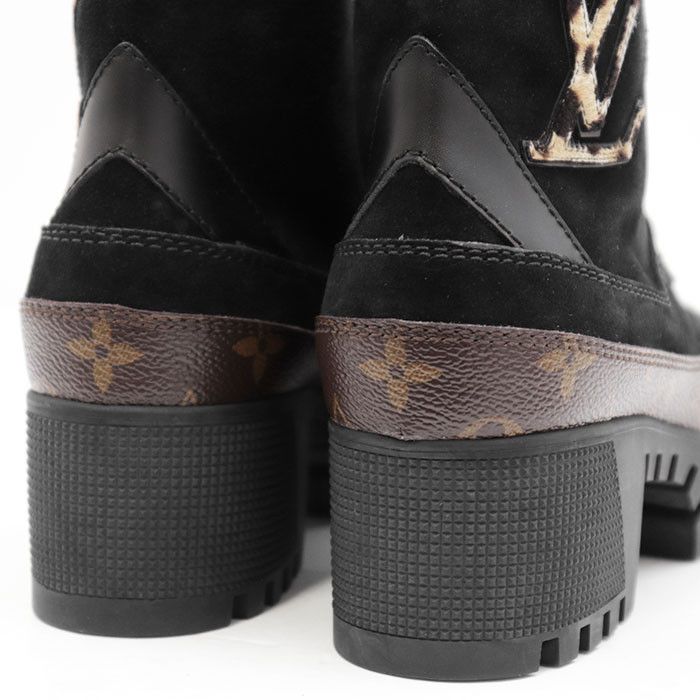 Louis Vuitton Louis Vuitton Louis Vuitton Laureate Haircalf Suede Leather Ankle Boots Leather Shoes DUTY FREE for USA Size ONE SIZE - 13 Thumbnail