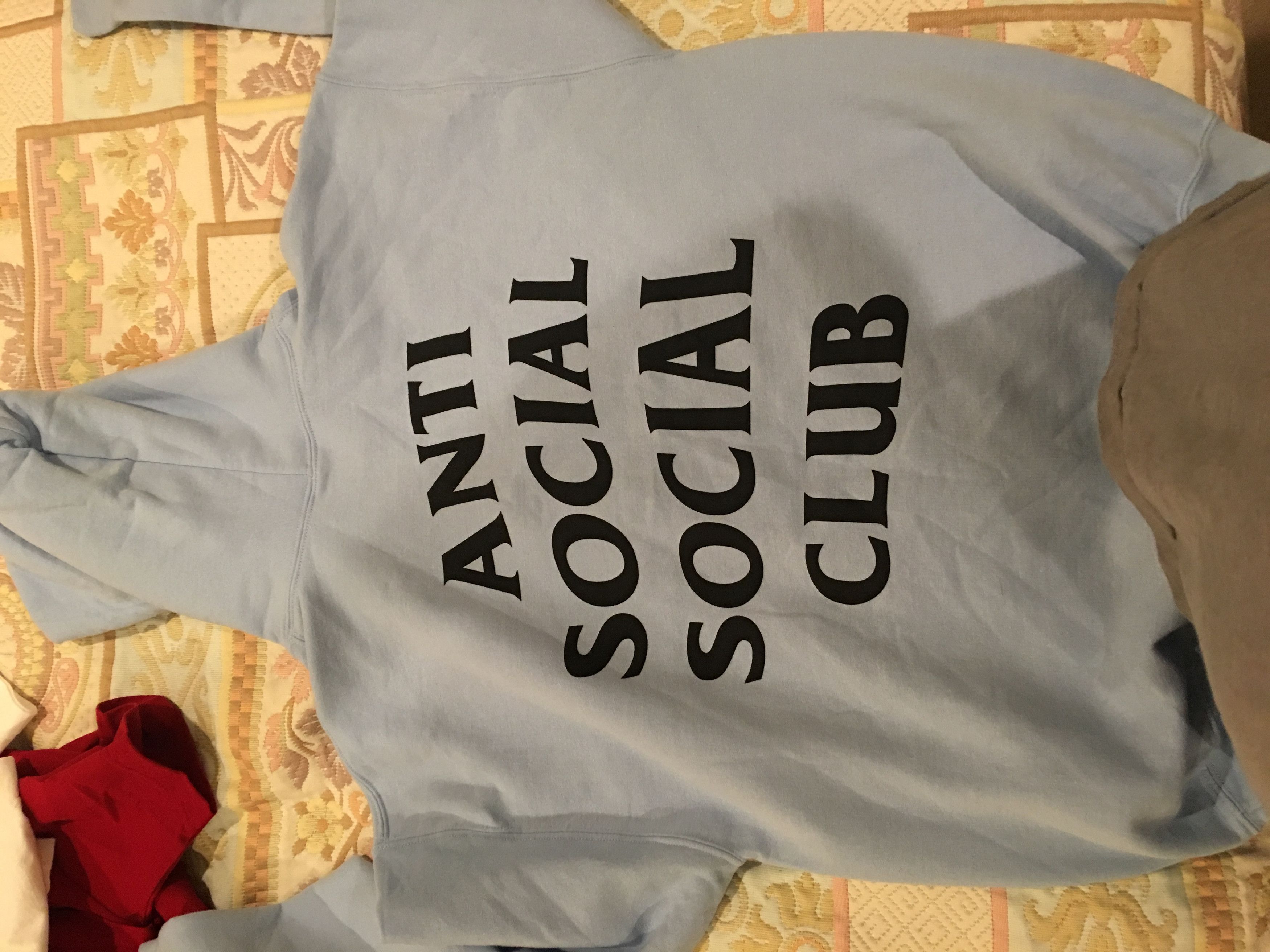 Anti Social Social Club anti social social club baby blue hoodie Size US L / EU 52-54 / 3 - 3 Preview