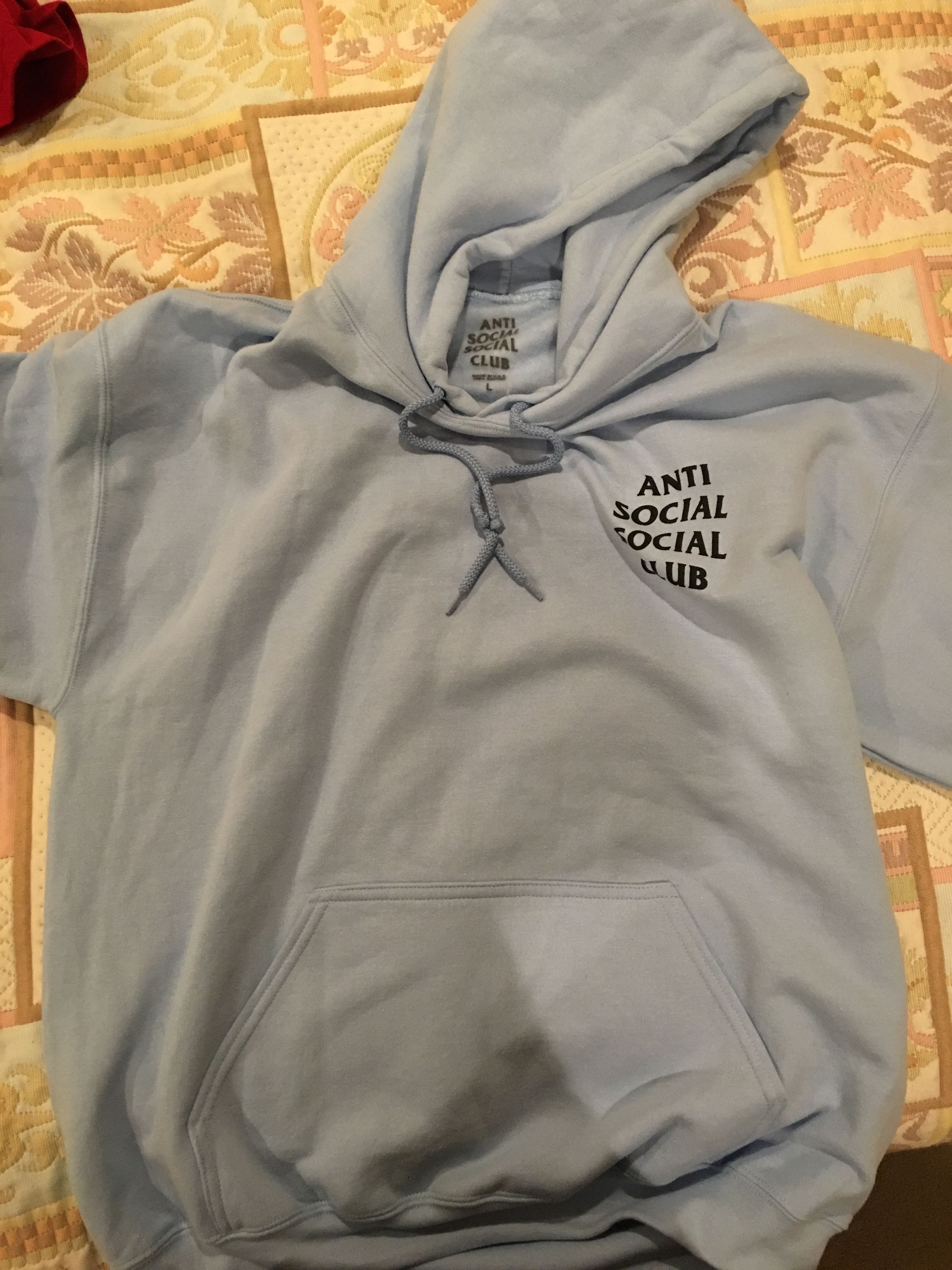 Anti Social Social Club anti social social club baby blue hoodie Size US L / EU 52-54 / 3 - 1 Preview