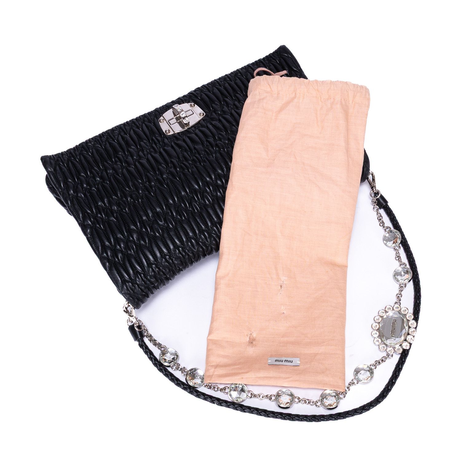 Miu Miu Crystal Cloque Size ONE SIZE - 11 Thumbnail