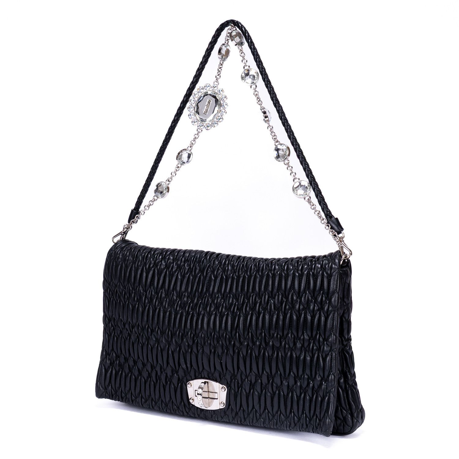 Miu Miu Crystal Cloque Size ONE SIZE - 2 Thumbnail