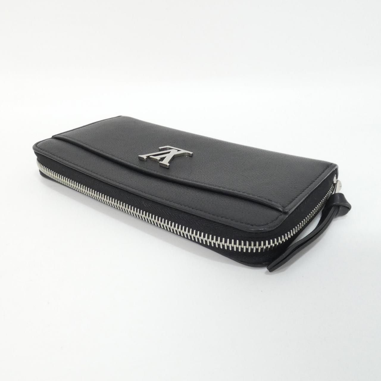 Louis Vuitton Louis Vuitton Louis Vuitton Zippy Lockme Calfskin Long Wallet Leather Long Wallet M62622 DUTY FREE for USA Size ONE SIZE - 3 Thumbnail