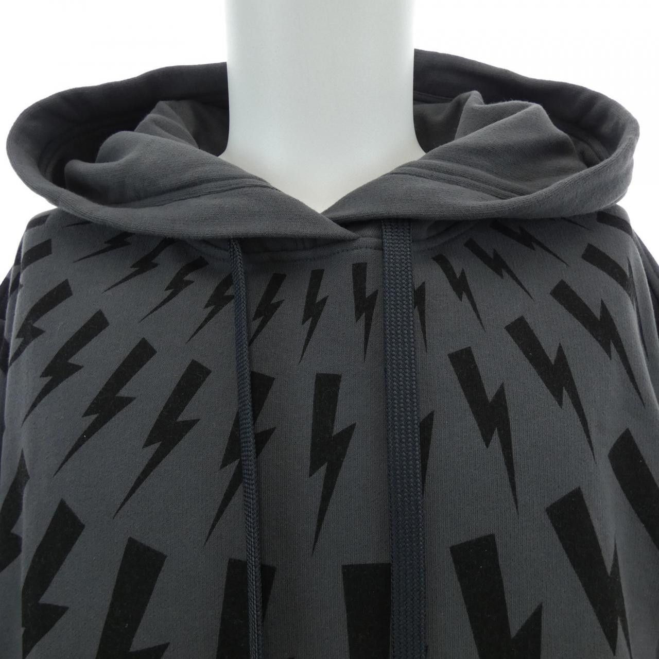 Other Other Neil Barrett NBV7JS186A Hoodie Cotton Sweatshirts & Hoodies NBV7JS186A DUTY FREE for USA Size ONE SIZE - 6 Thumbnail