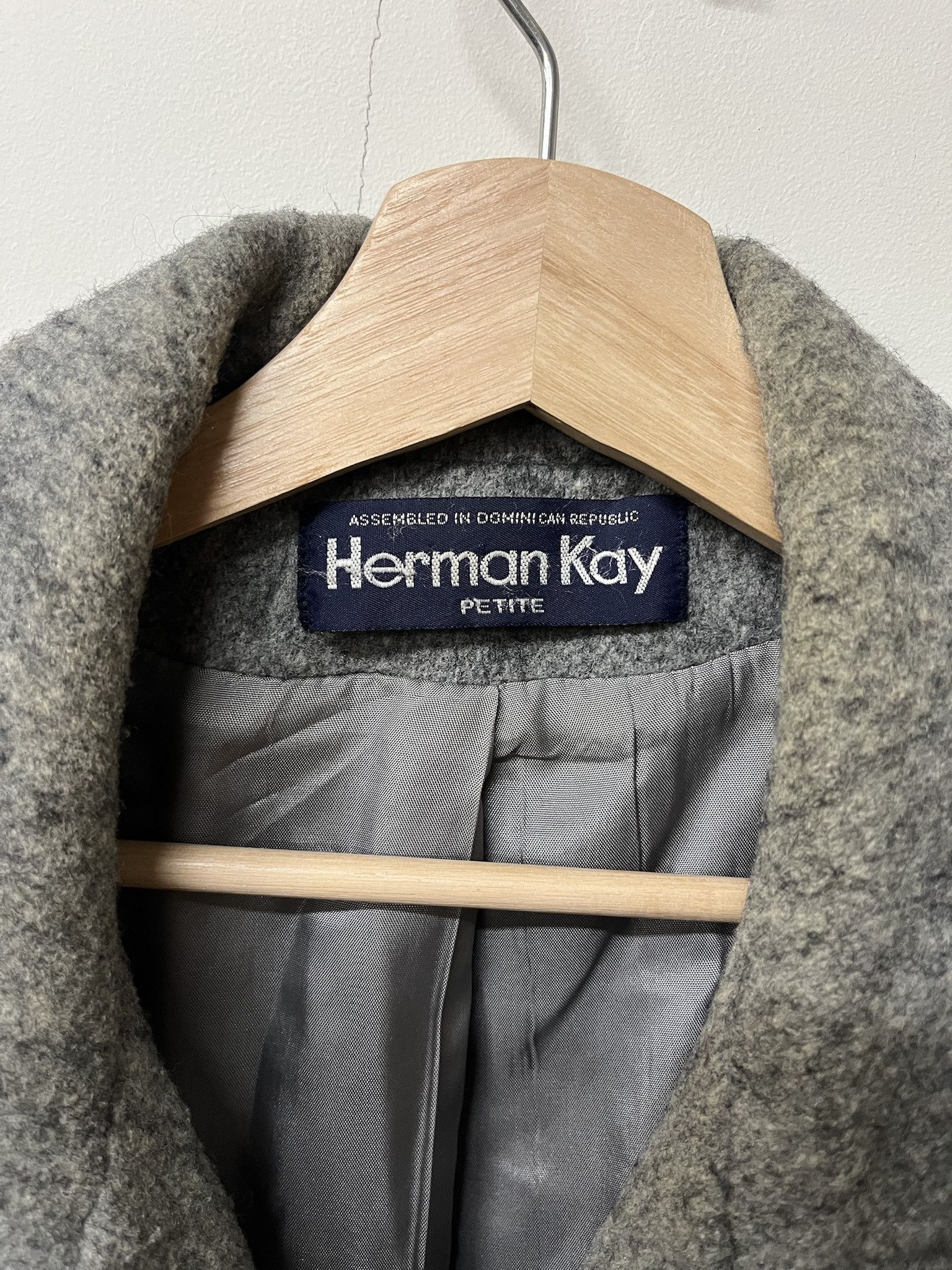 Vintage Vintage 2000s Herman Kay Wool Overcoat Size M Size US M / EU 48-50 / 2 - 2 Thumbnail