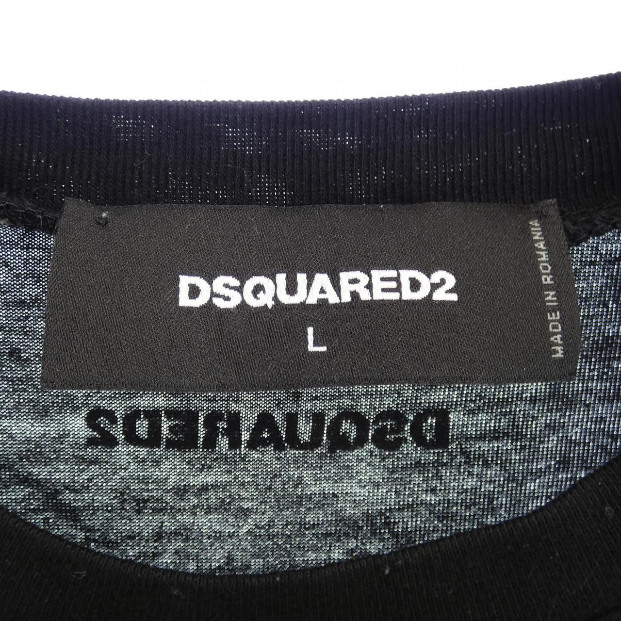 Other Other Dsquared2 T-shirt Cotton T-Shirts S74GD0704 DUTY FREE for USA Size ONE SIZE - 4 Thumbnail