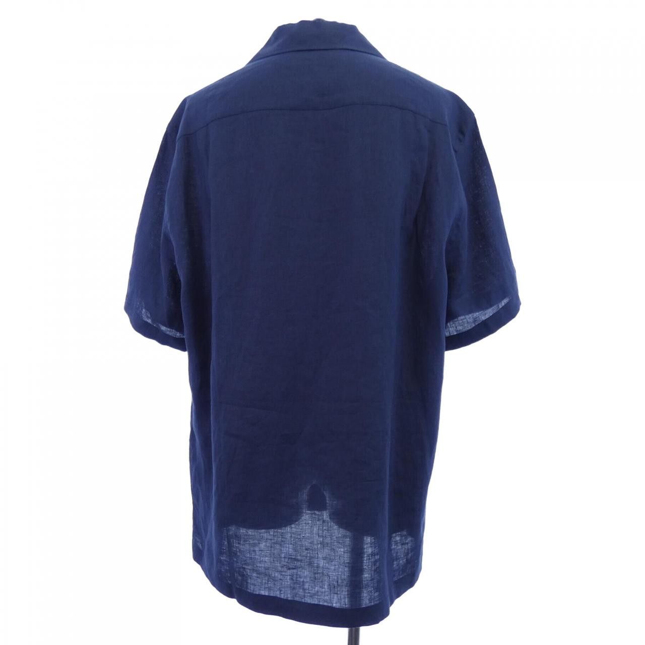 Dolce & Gabbana Dolce & Gabbana Dolce&Gabbana G5JH9Z Linen Shirt Natural Material Dress Shirt G5JH9Z/FU4LG DUTY FREE for USA Size ONE SIZE - 2 Thumbnail