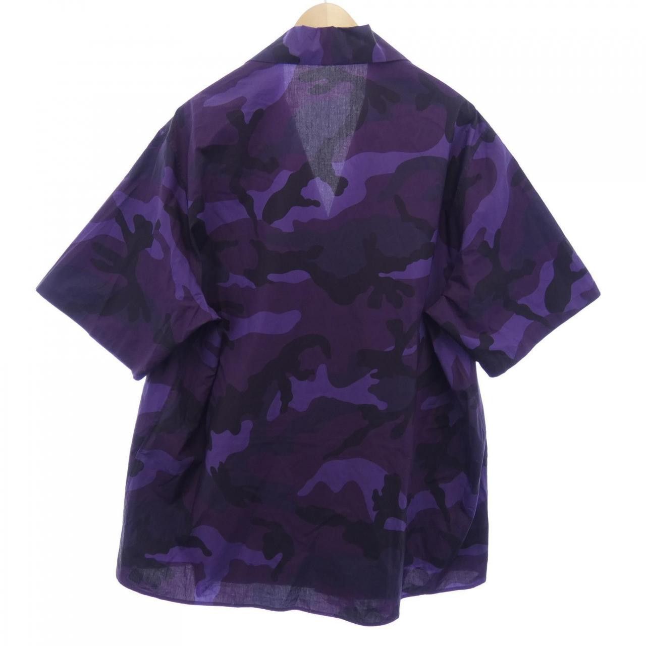 Valentino Valentino Valentino S/S Shirt Shirt Cotton Tops 1V3AAA908RH DUTY FREE for USA Size ONE SIZE - 2 Thumbnail