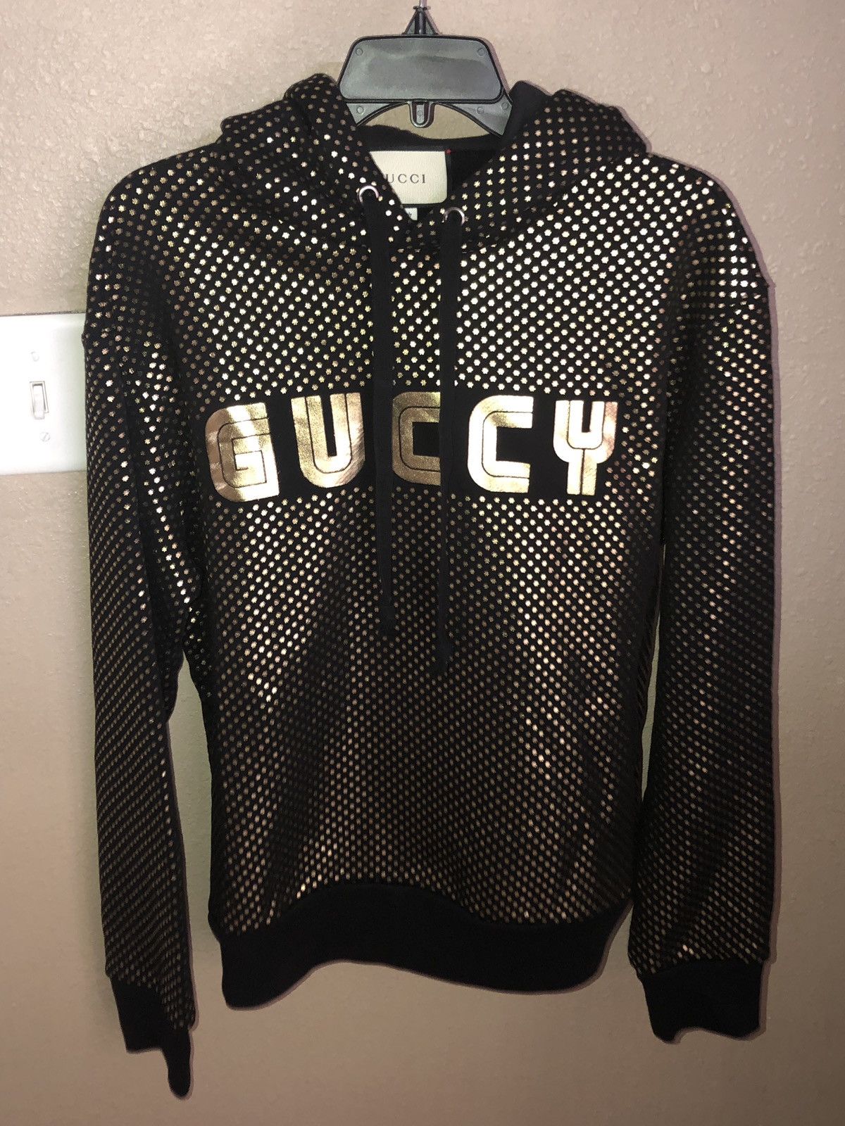 Gucci Guccy Gold Sega Hoodie Retail 1 380 ONLY PRICE DROP