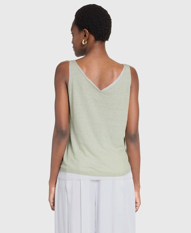 Iris von Arnim Sleeveless top Size L / US 10 / IT 46 - 2 Thumbnail