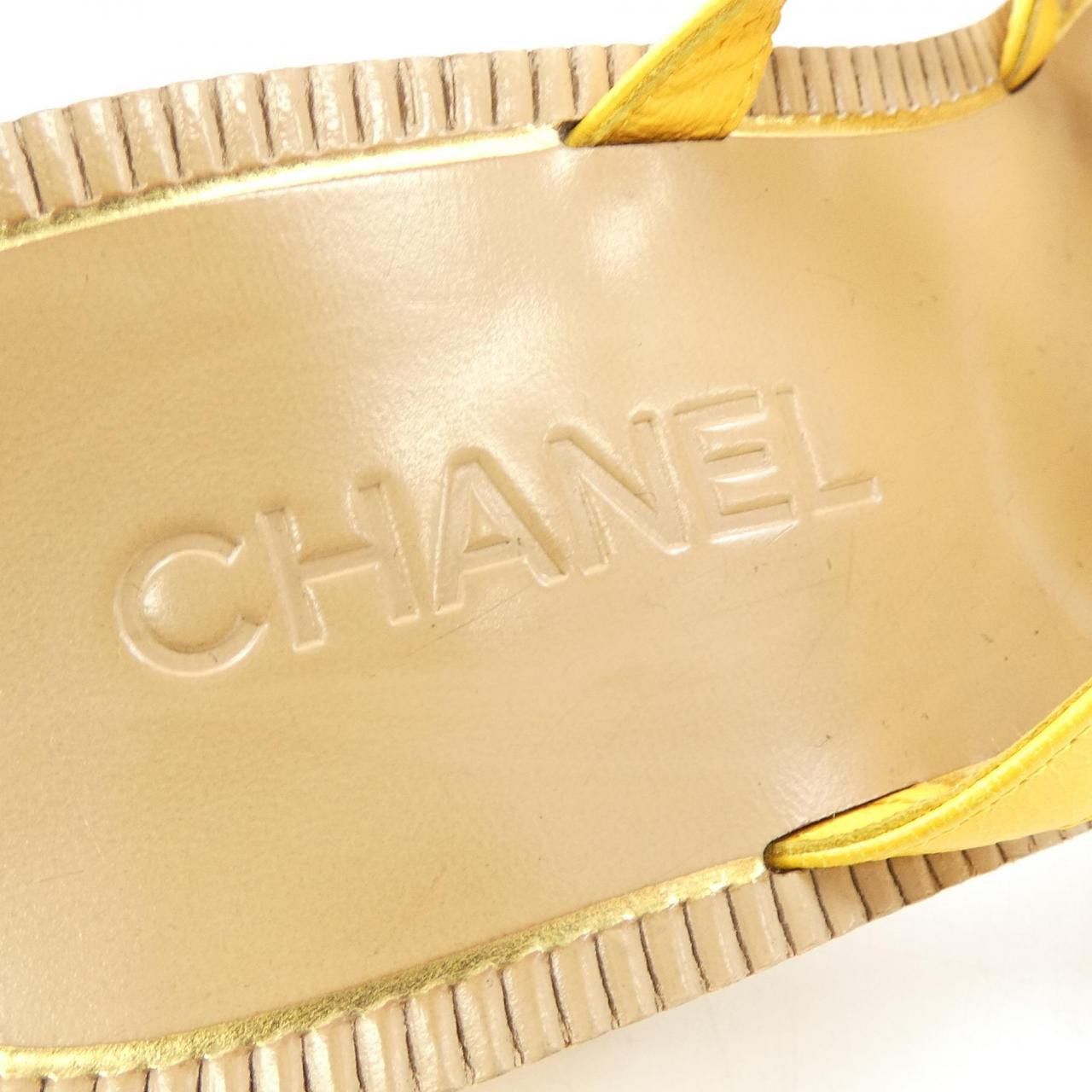 Chanel Chanel Chanel Sandals Leather Shoes DUTY FREE for USA Size ONE SIZE - 6 Thumbnail
