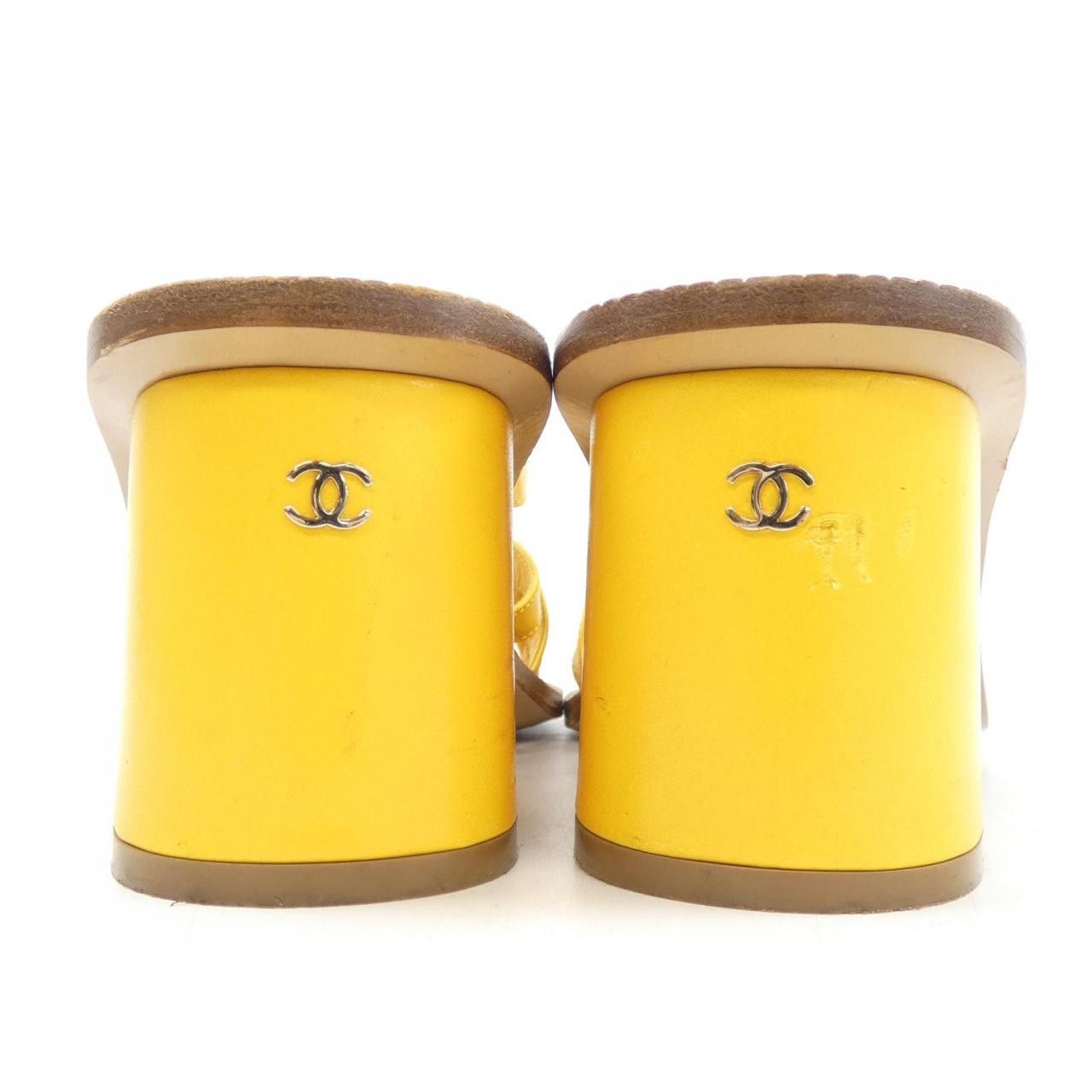 Chanel Chanel Chanel Sandals Leather Shoes DUTY FREE for USA Size ONE SIZE - 5 Thumbnail