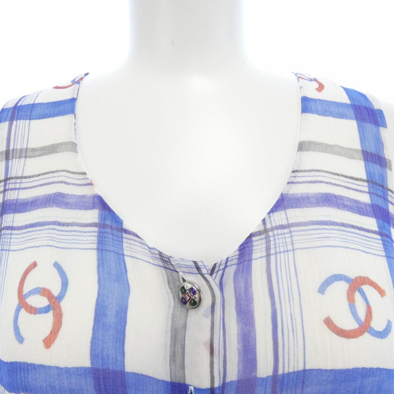 Chanel Chanel Chanel P74457V65979 Silk Dress Others Dresses P74457V65979 DUTY FREE for USA Size ONE SIZE - 6 Thumbnail