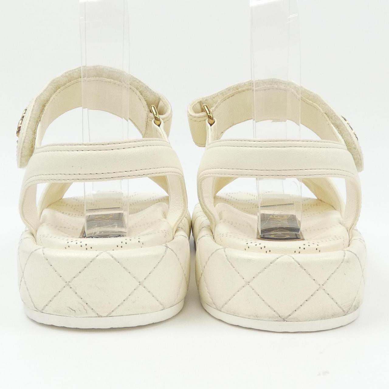 Chanel Chanel Chanel Iridescent Lambskin Metal Sandals Leather Shoes G45430B15279 DUTY FREE for USA Size ONE SIZE - 5 Thumbnail