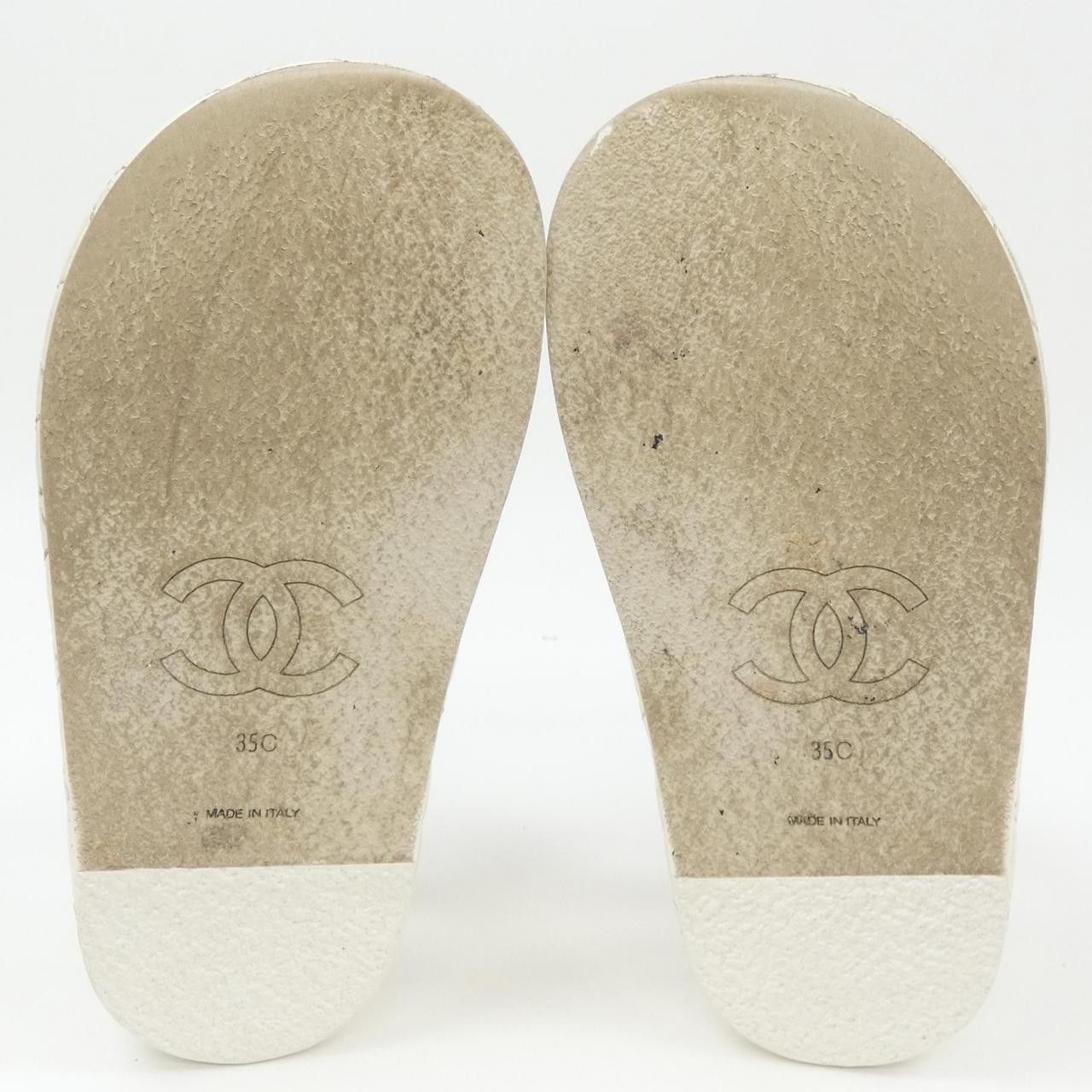Chanel Chanel Chanel Iridescent Lambskin Metal Sandals Leather Shoes G45430B15279 DUTY FREE for USA Size ONE SIZE - 4 Thumbnail