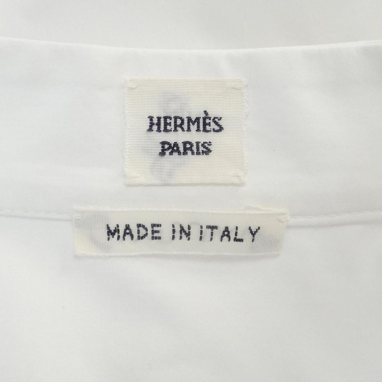 Hermes Hermes Hermès Shirt Cotton Shirt36 Cotton Dress Shirt DUTY FREE for USA Size ONE SIZE - 4 Thumbnail