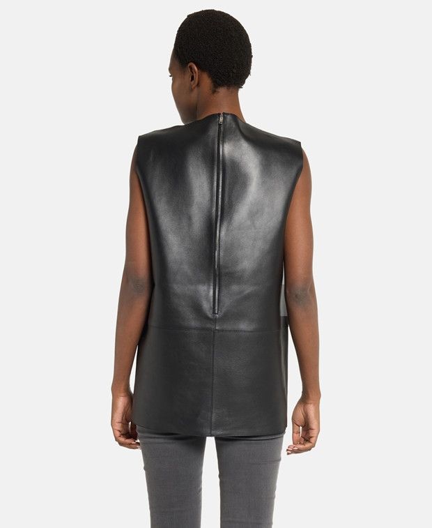 Toteme Leather blouse Size XXS / US 00 / IT 34 - 2 Thumbnail