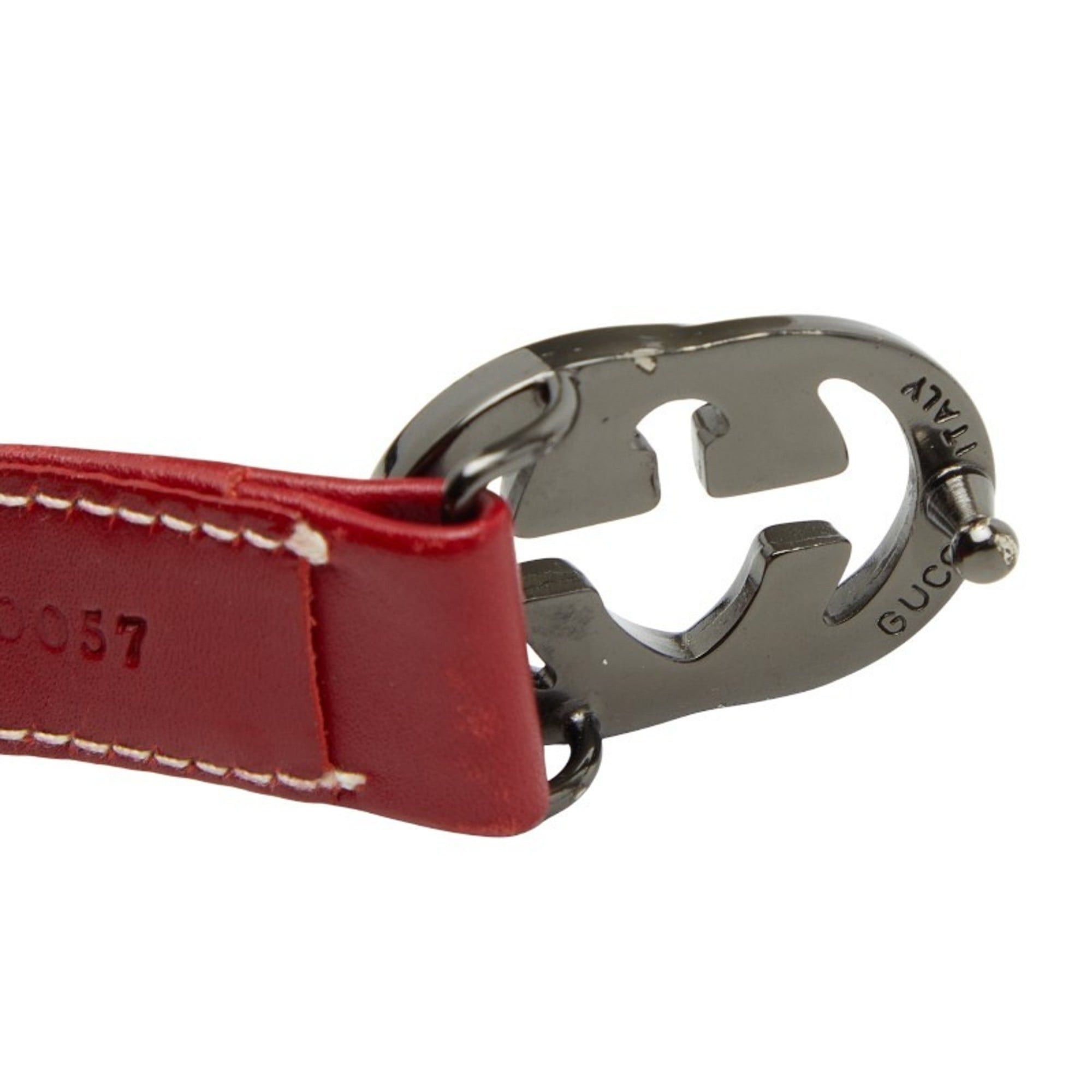 Gucci Gucci Belt Size: 70 28 Red Leather Women's GUCCI Size ONE SIZE - 5 Thumbnail