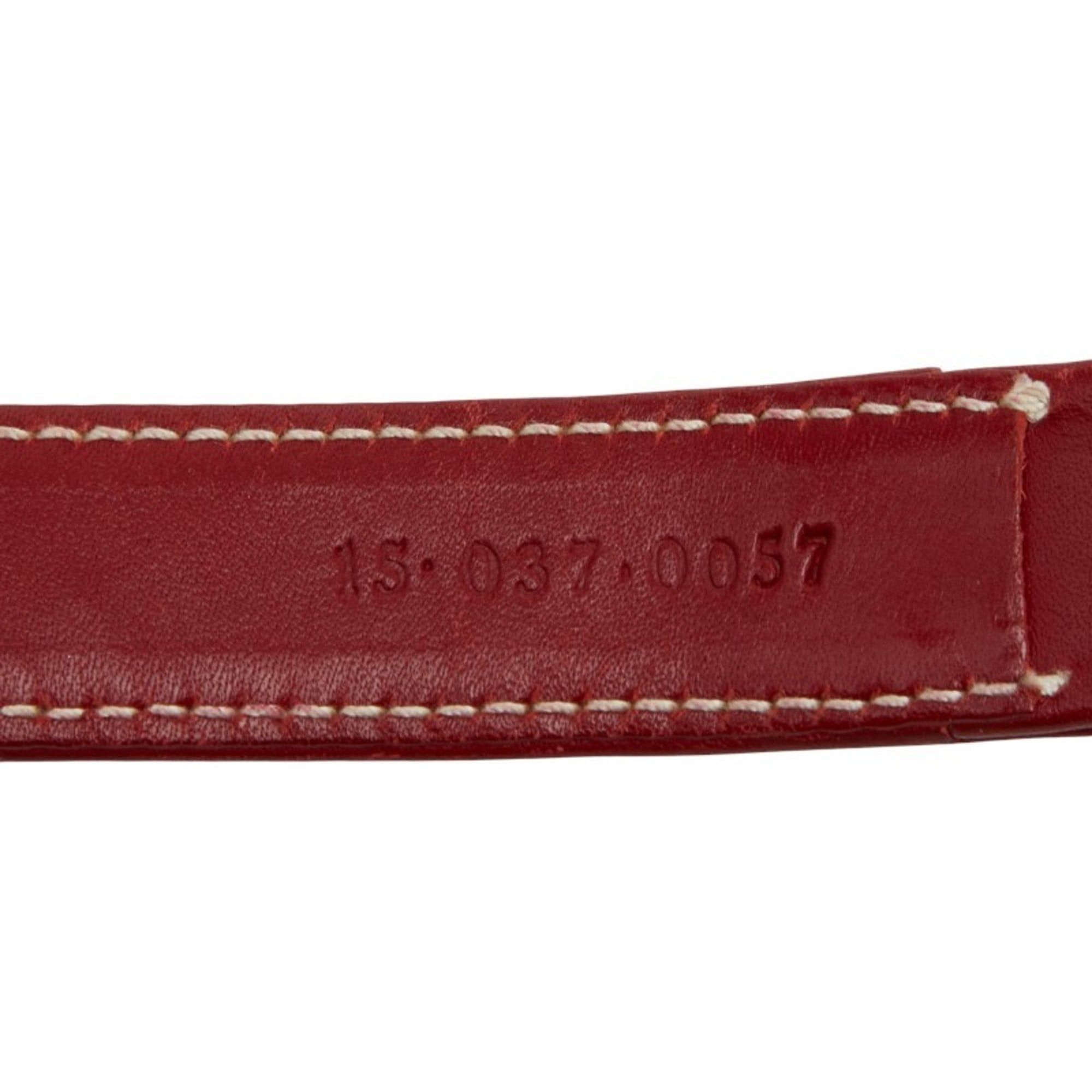 Gucci Gucci Belt Size: 70 28 Red Leather Women's GUCCI Size ONE SIZE - 8 Thumbnail