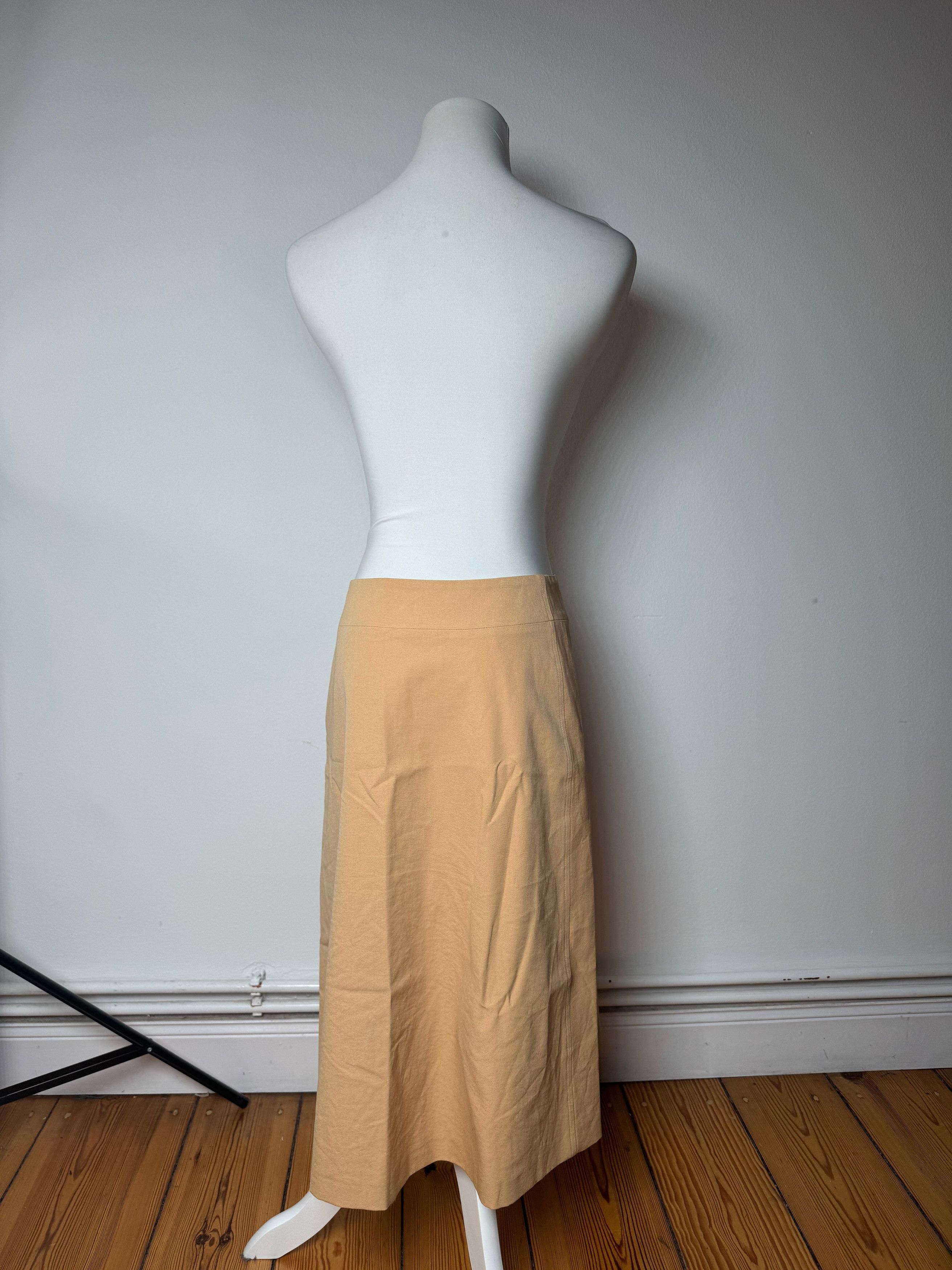 Issey Miyake Vintage Skirt Camel 38/M Size 30" / US 8 / IT 44 - 3 Thumbnail