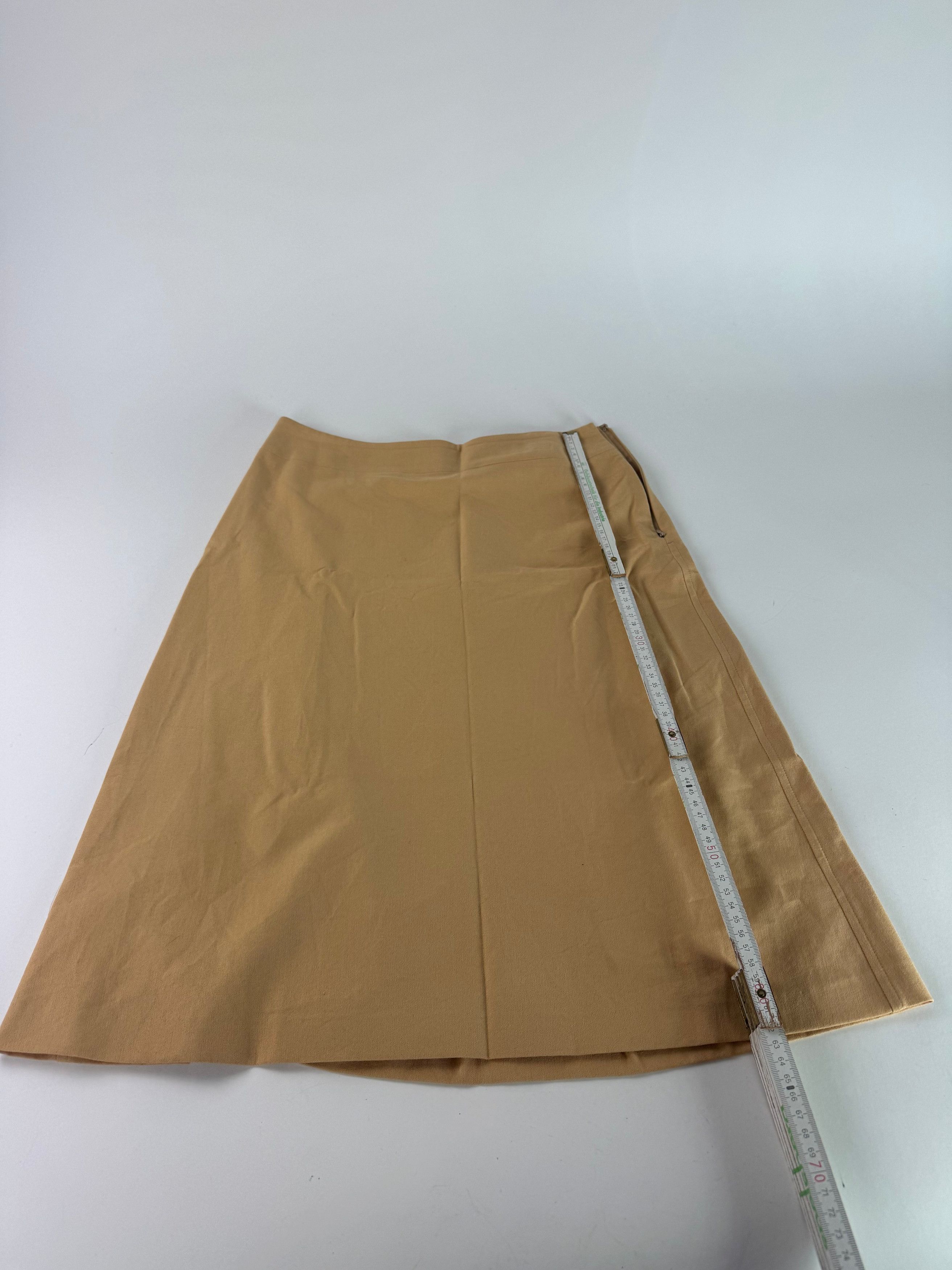 Issey Miyake Vintage Skirt Camel 38/M Size 30" / US 8 / IT 44 - 9 Thumbnail