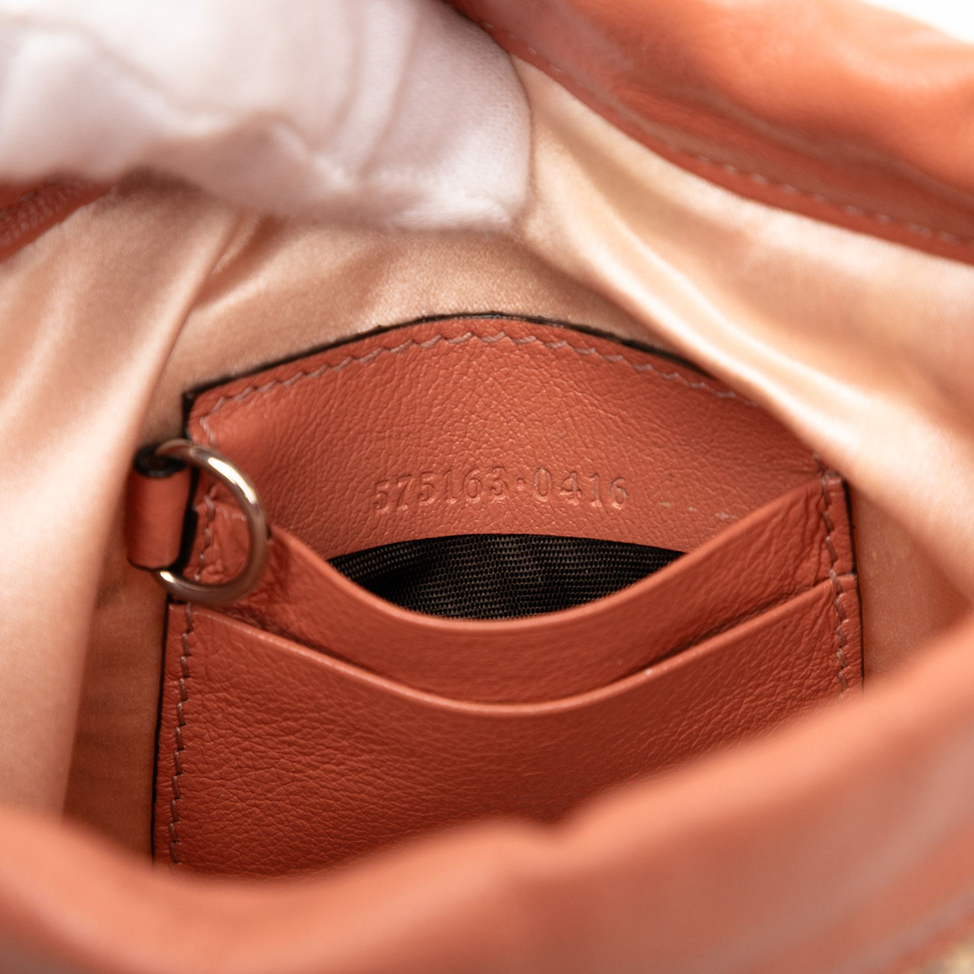 Gucci Gucci Small GG Marmont Sequined Diagonal Matelasse Leather Bucket Bag Size ONE SIZE - 5 Thumbnail
