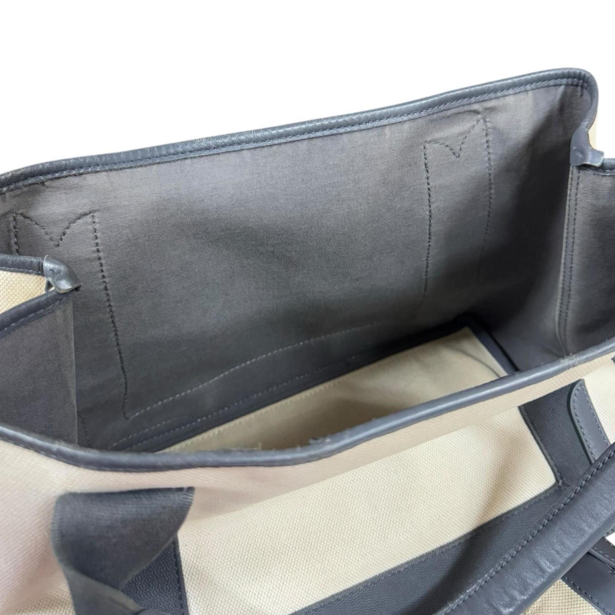 Balenciaga Balenciaga Navy Cabas Tote Bag Canvas 339933・1381・A・535269 White Women's BALENCIAGA Size ONE SIZE - 10 Thumbnail