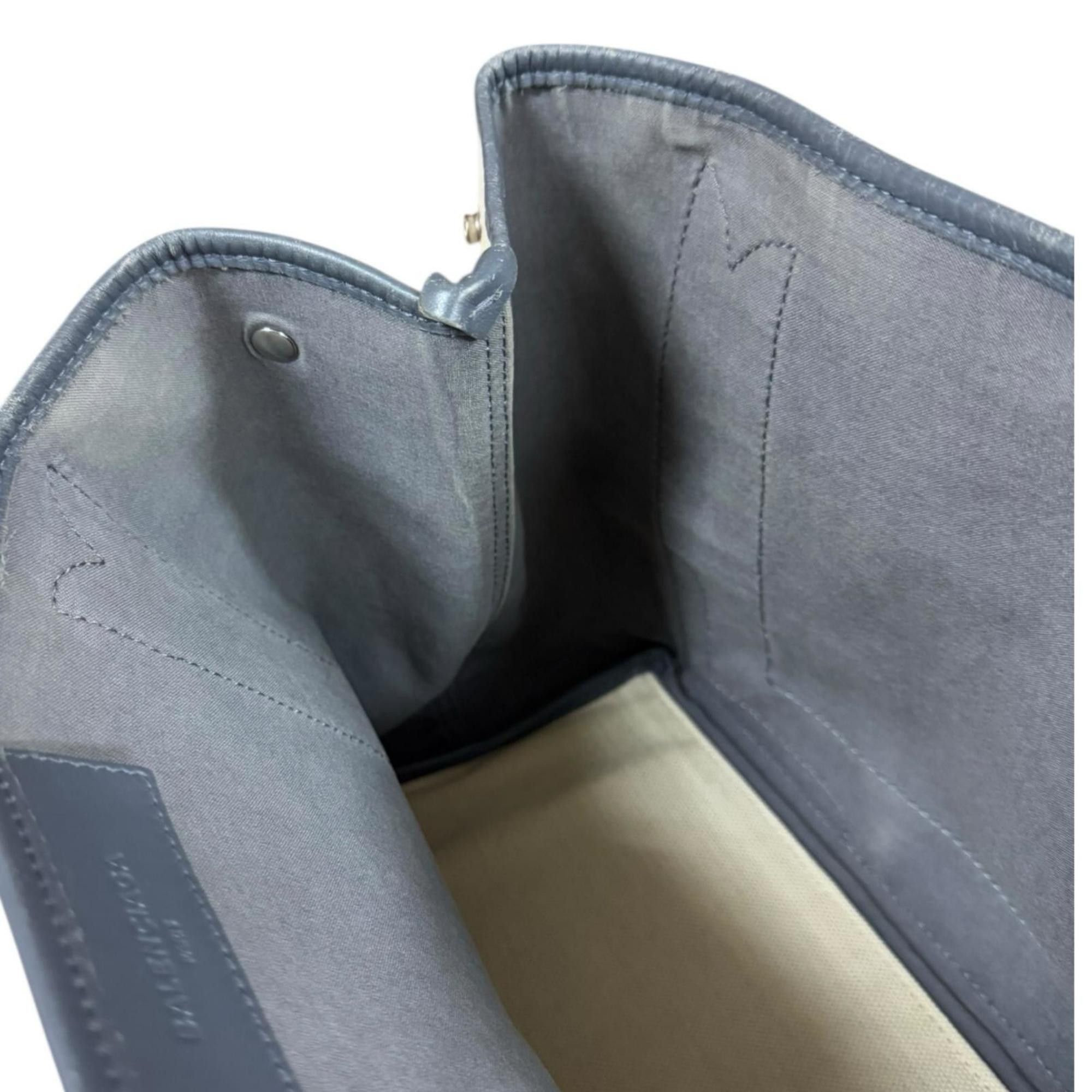 Balenciaga Balenciaga Navy Cabas Tote Bag Canvas 339933・1381・A・535269 White Women's BALENCIAGA Size ONE SIZE - 8 Thumbnail